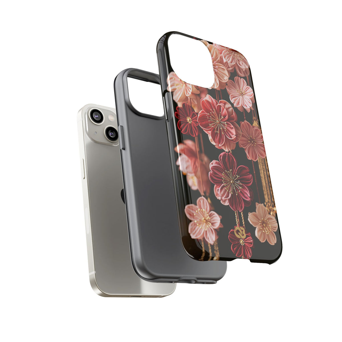 Silk Blossom Kanzashi · Tough Phone Case for iPhone · Pink