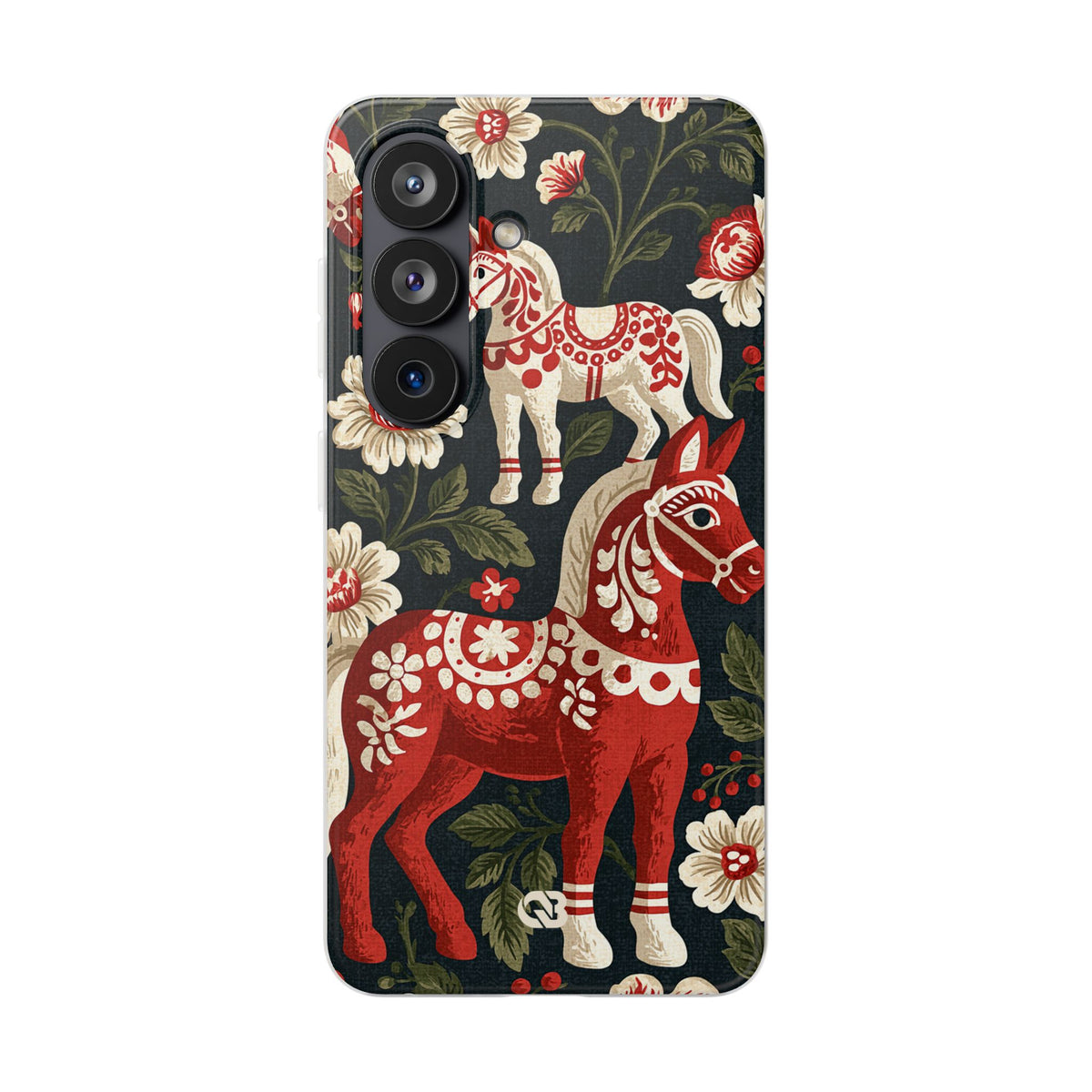 Nordic Dala Meadow · Lite Phone Case for Samsung · Red