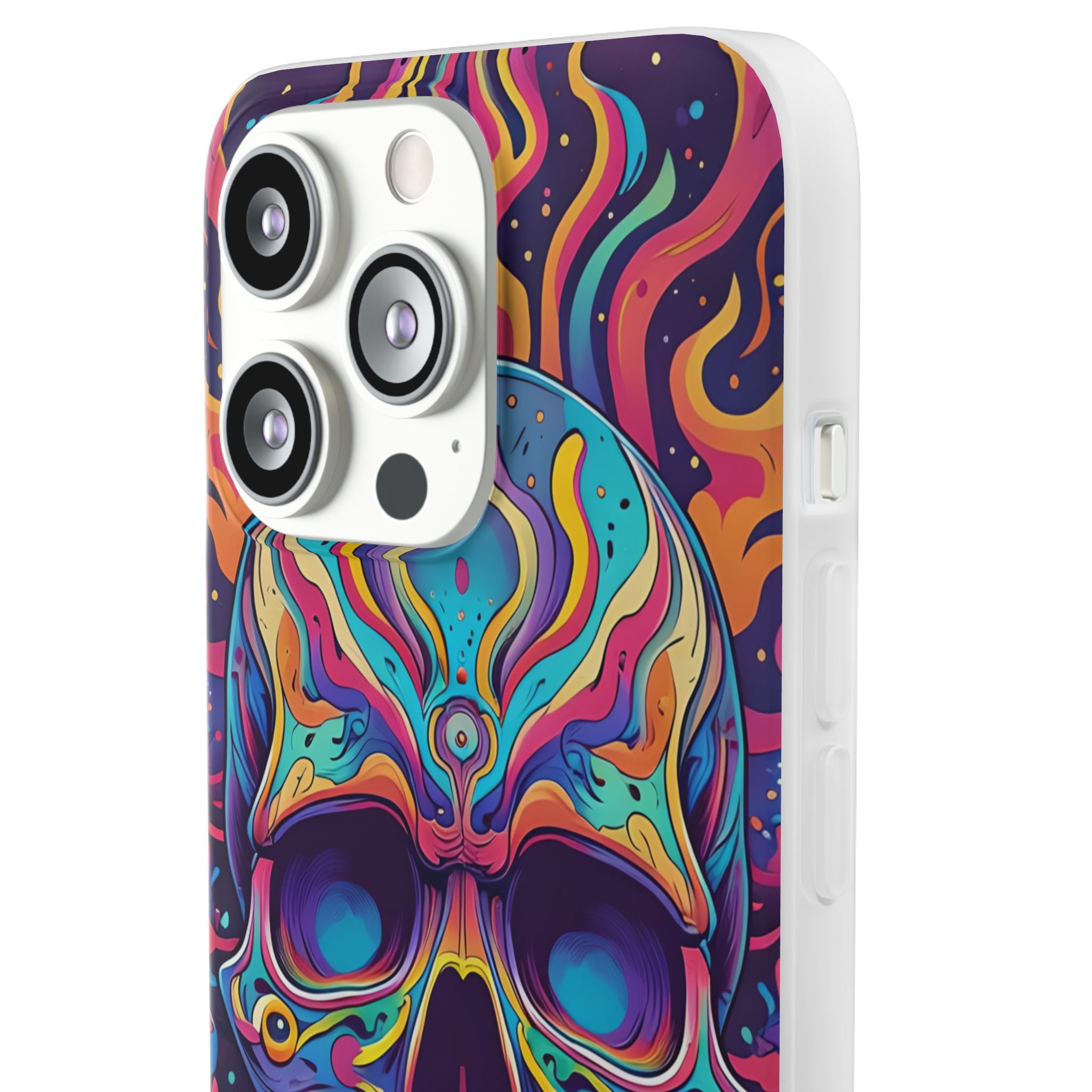Flaming Skull iPhone 13 Pro - Soft