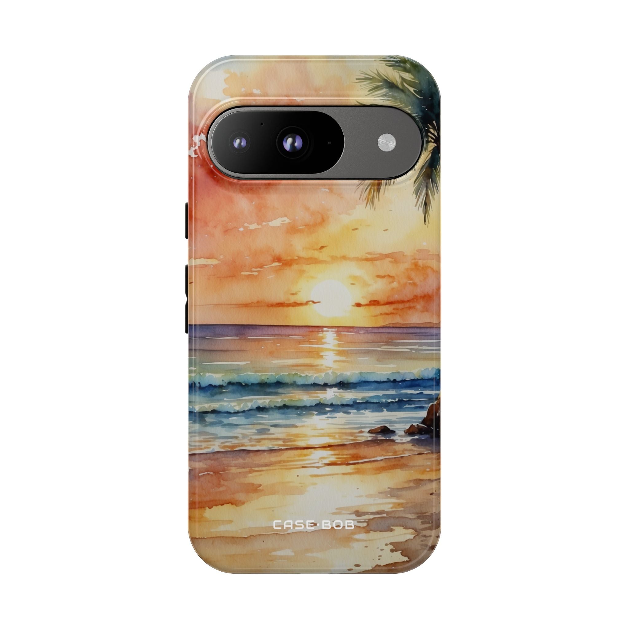 Sonnenuntergang Palme Google Pixel 9 Case - Tough