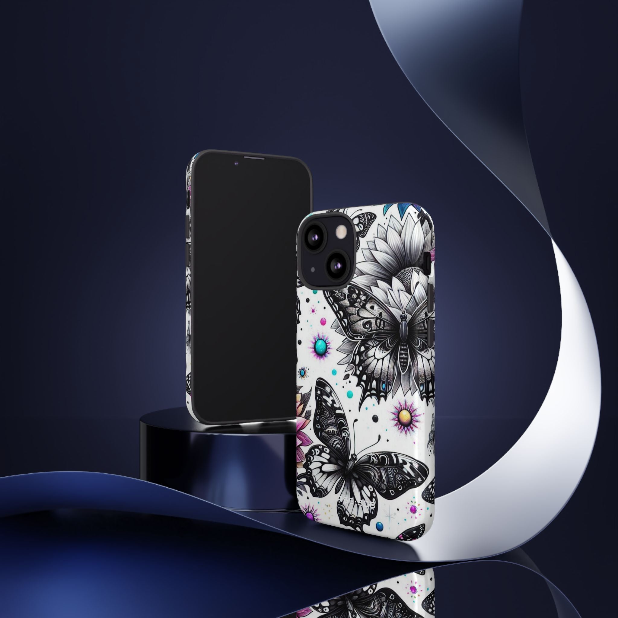 Butterfly Bloom iPhone 13 Mini Case - Tough