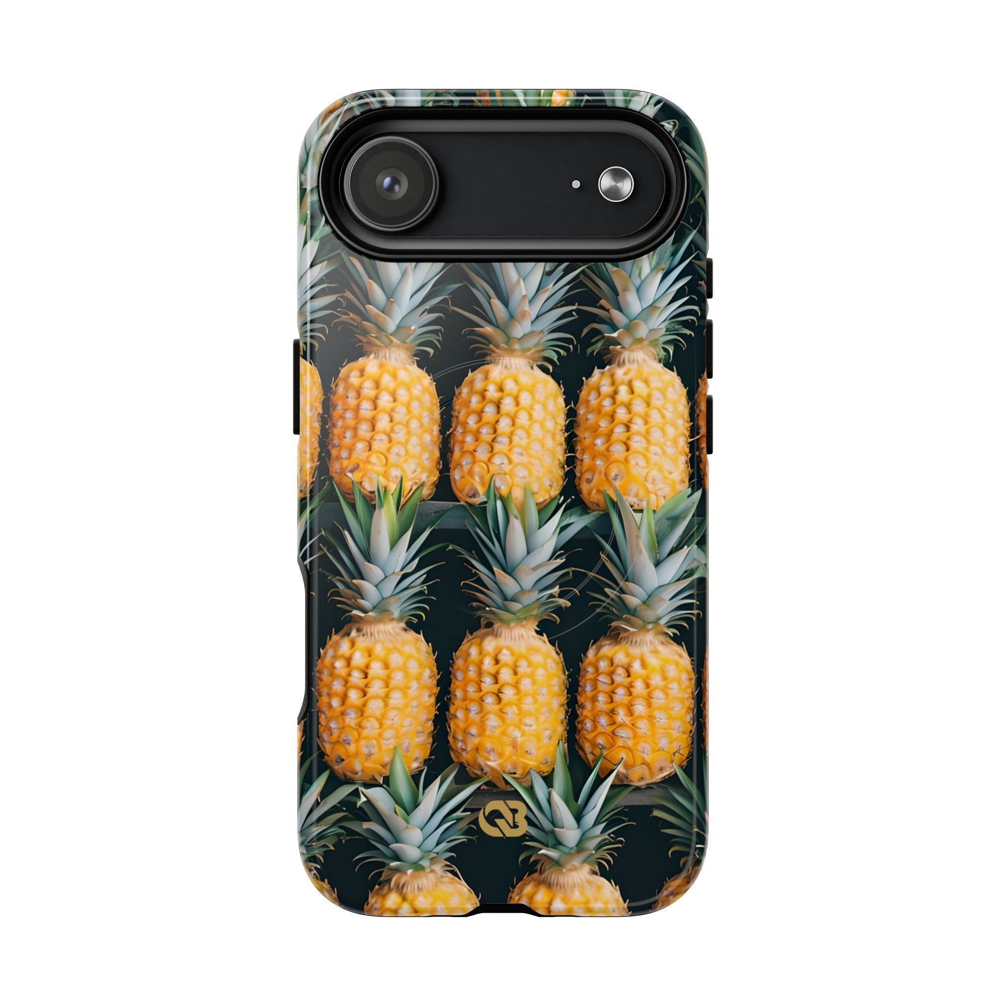 Lignes d'ananas dorés