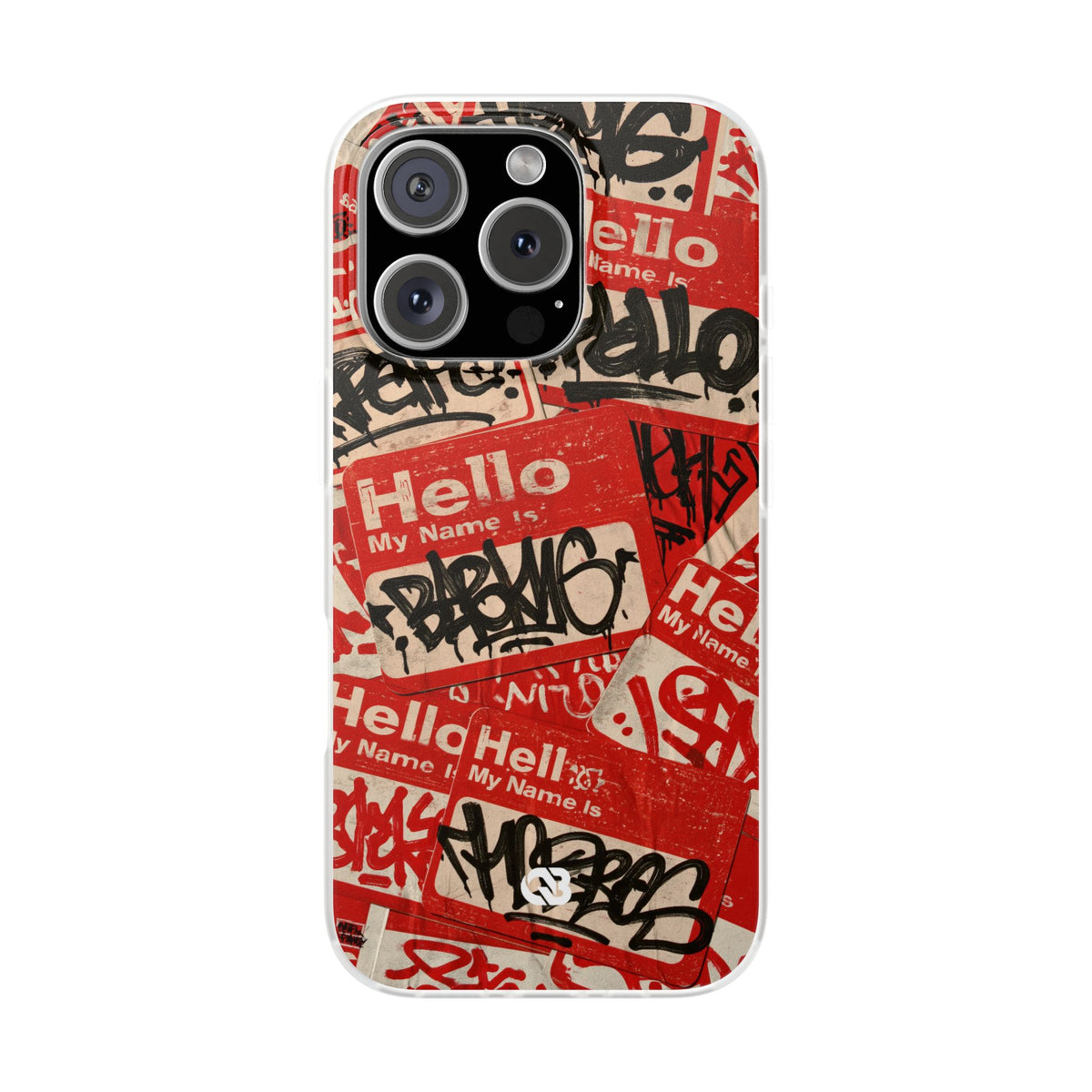 Slap Tag Collage · Lite Phone Case for iPhone · Red