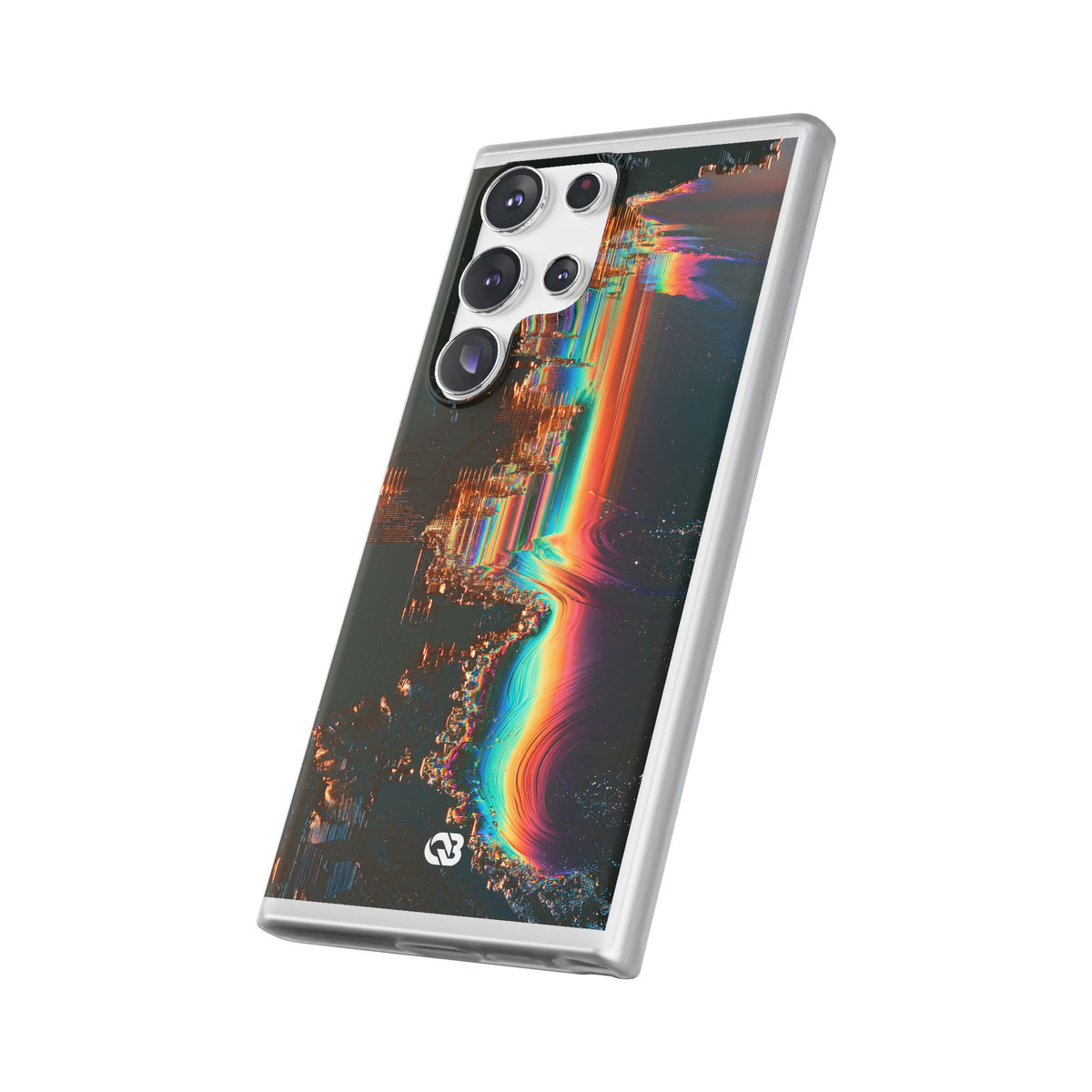 Prismatic Circuit · Lite Phone Case for Samsung · Black