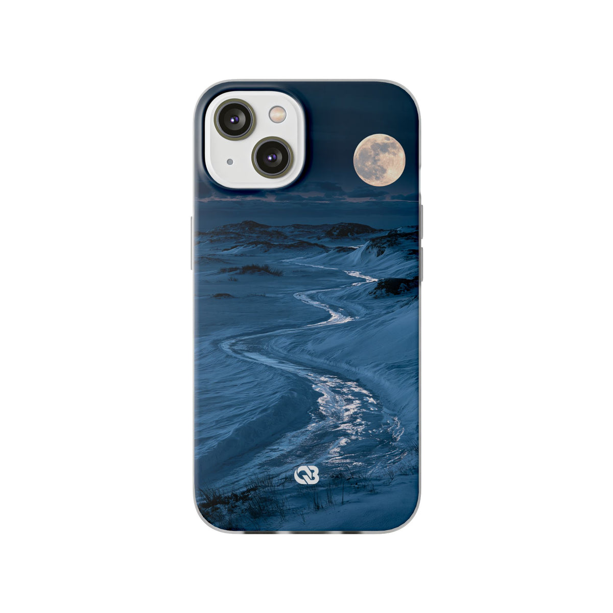 Arctic Moon Drift · Lite Phone Case for iPhone · Blue