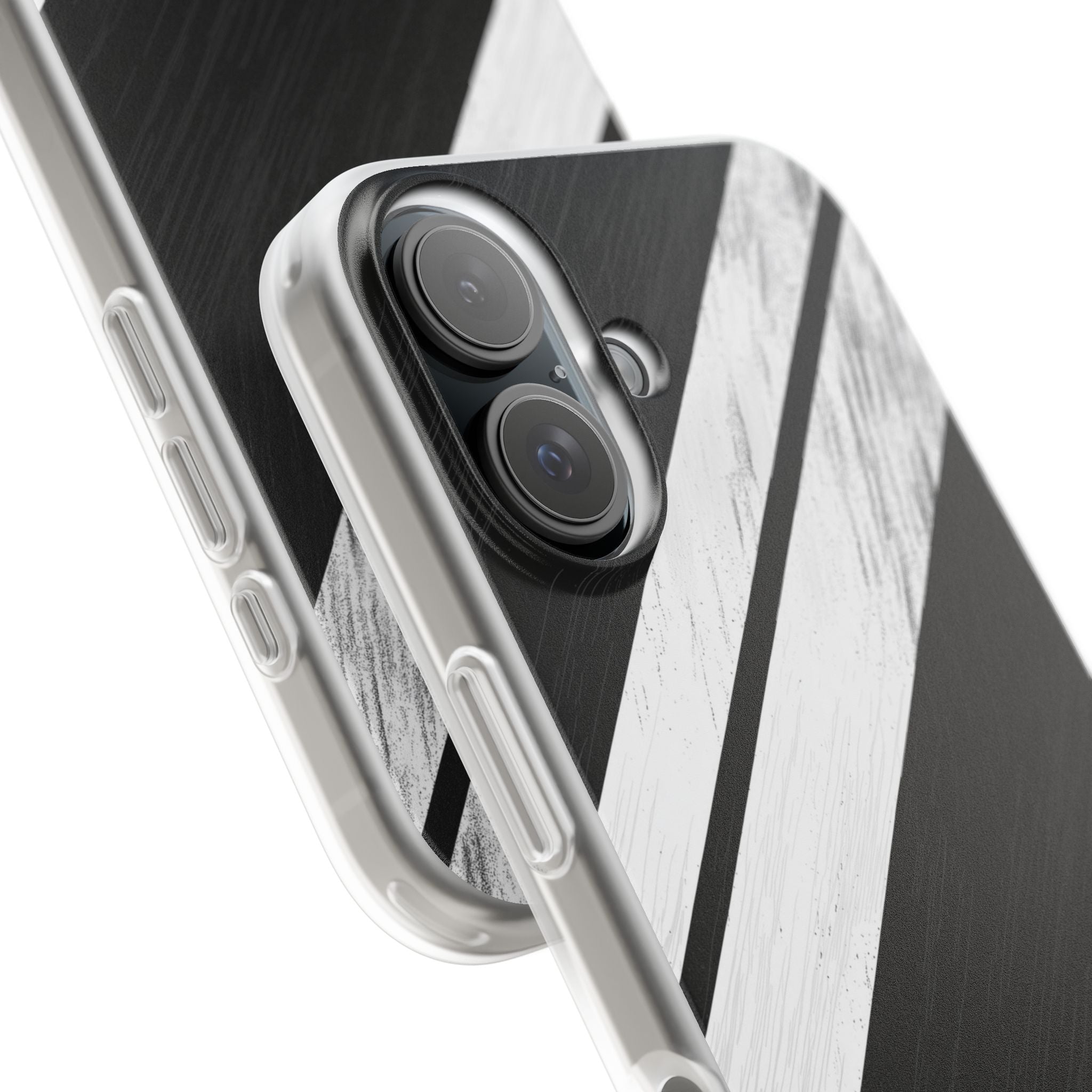 Distressed Stripe Motion iPhone 16 Case - Soft - CASE•BOB