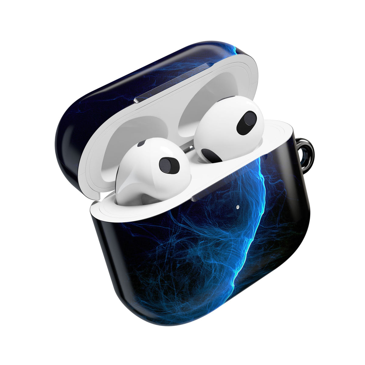 Electric Azure Drift · Hard Case for AirPods & AirPods Pro · Blue
