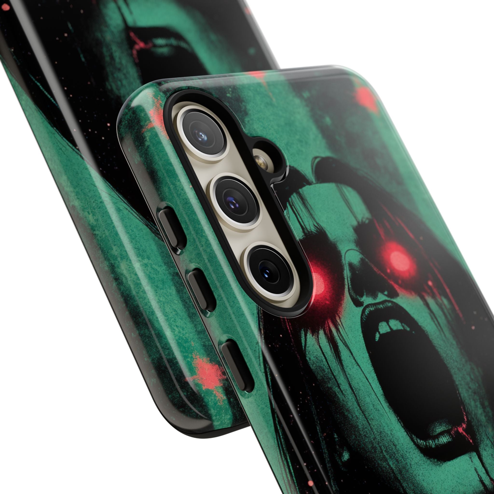Crimson Emerald Scream · Tough Phone Case for Samsung