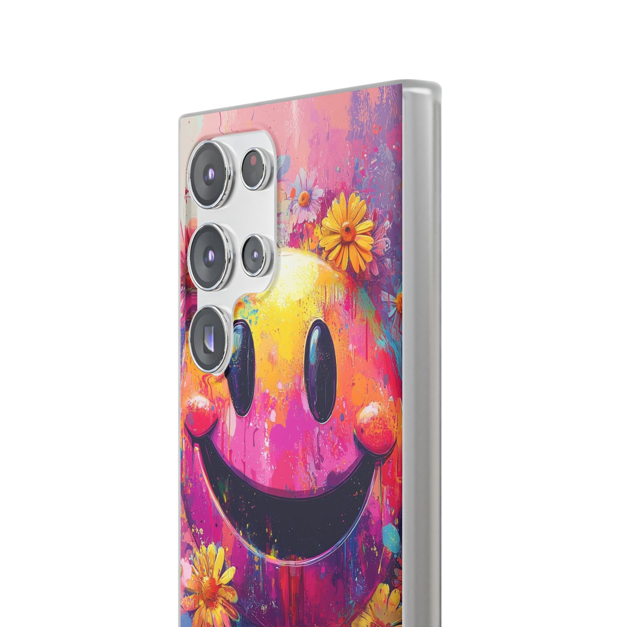 Smiley Bloom Samsung S23 Ultra Case - Soft