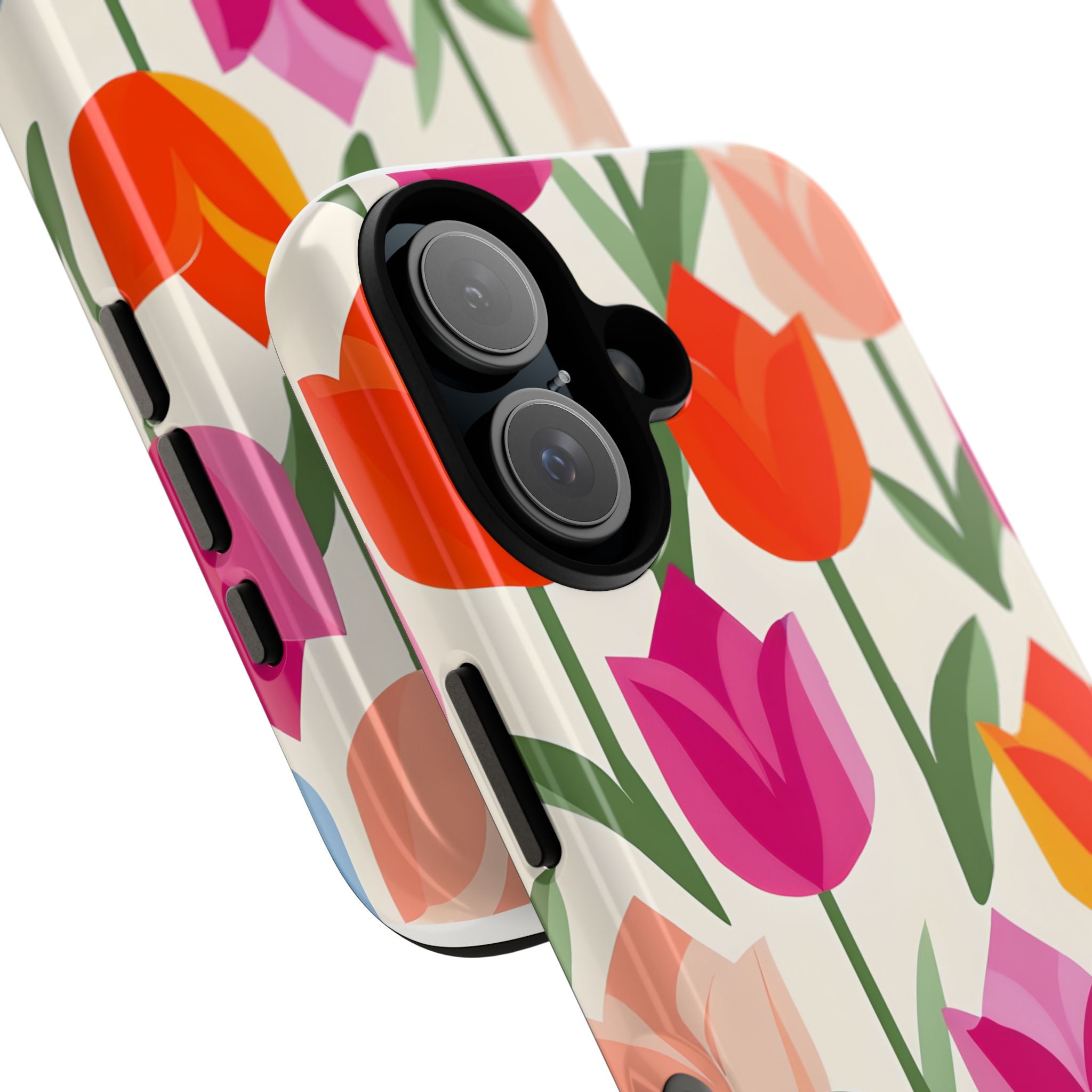 Vibrant Petal Grid · Tough Fundas para teléfono para iPhone