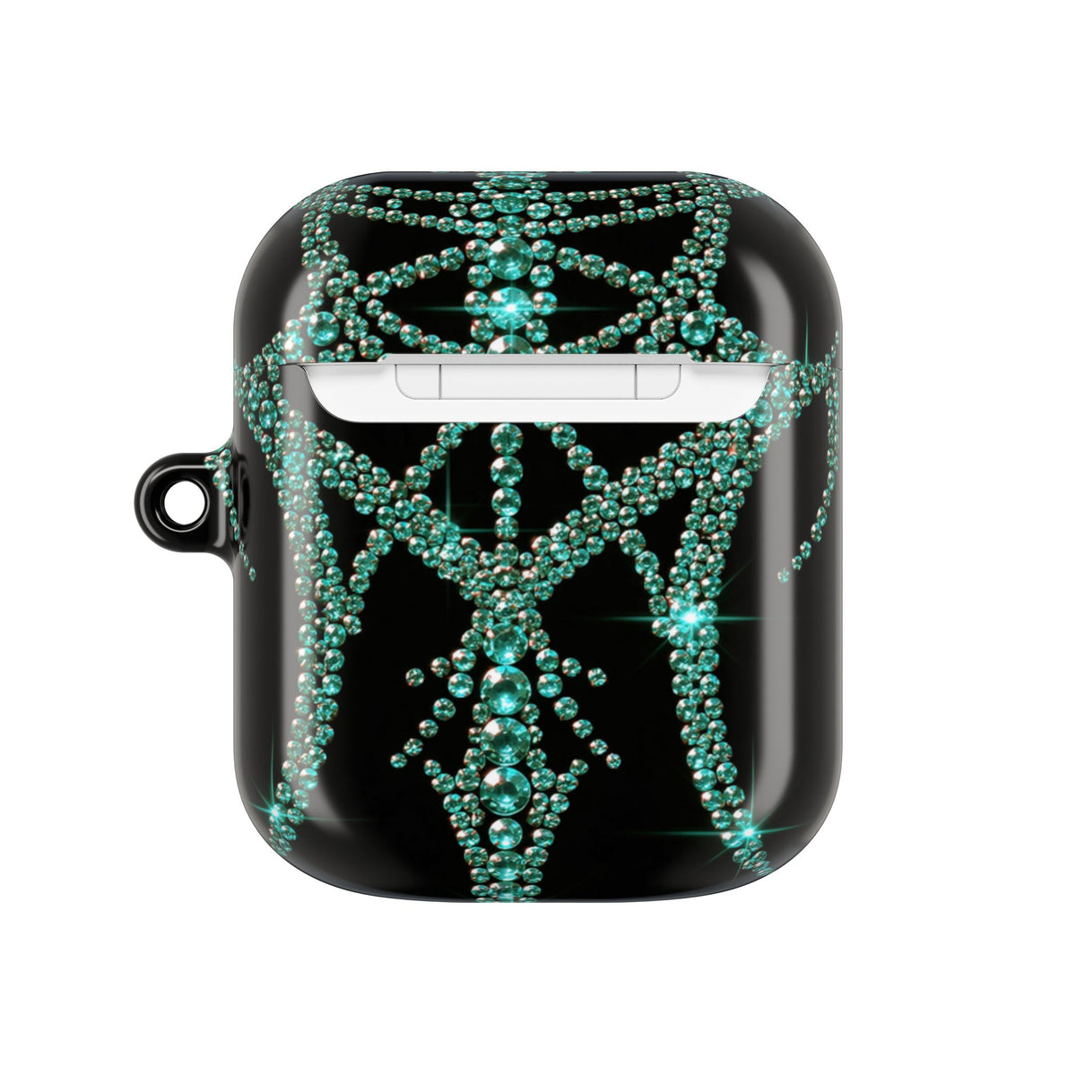 Teal Cyber Sigil · Hard Case for AirPods & AirPods Pro · Teal