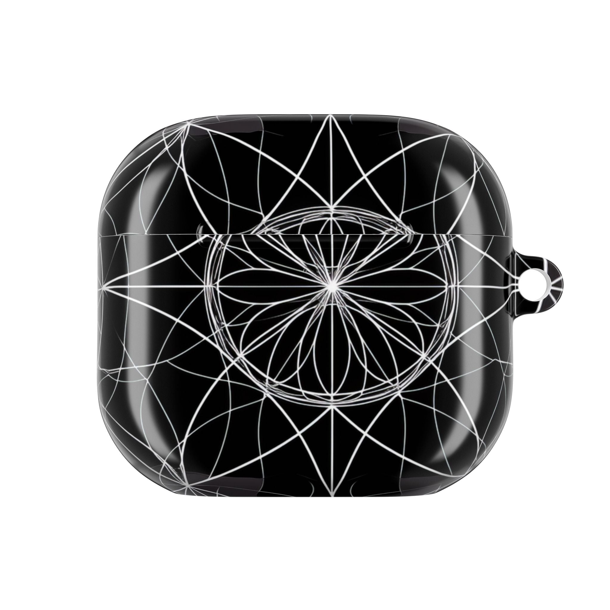 White Mandala Radiance - AirPods Case