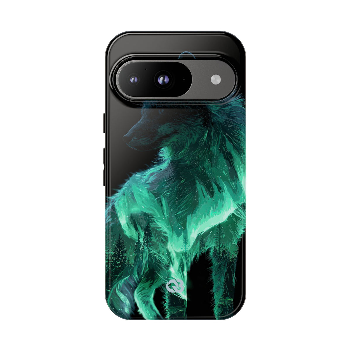 Nordic Aurora Fox · Tough Phone Case for Pixel · Teal