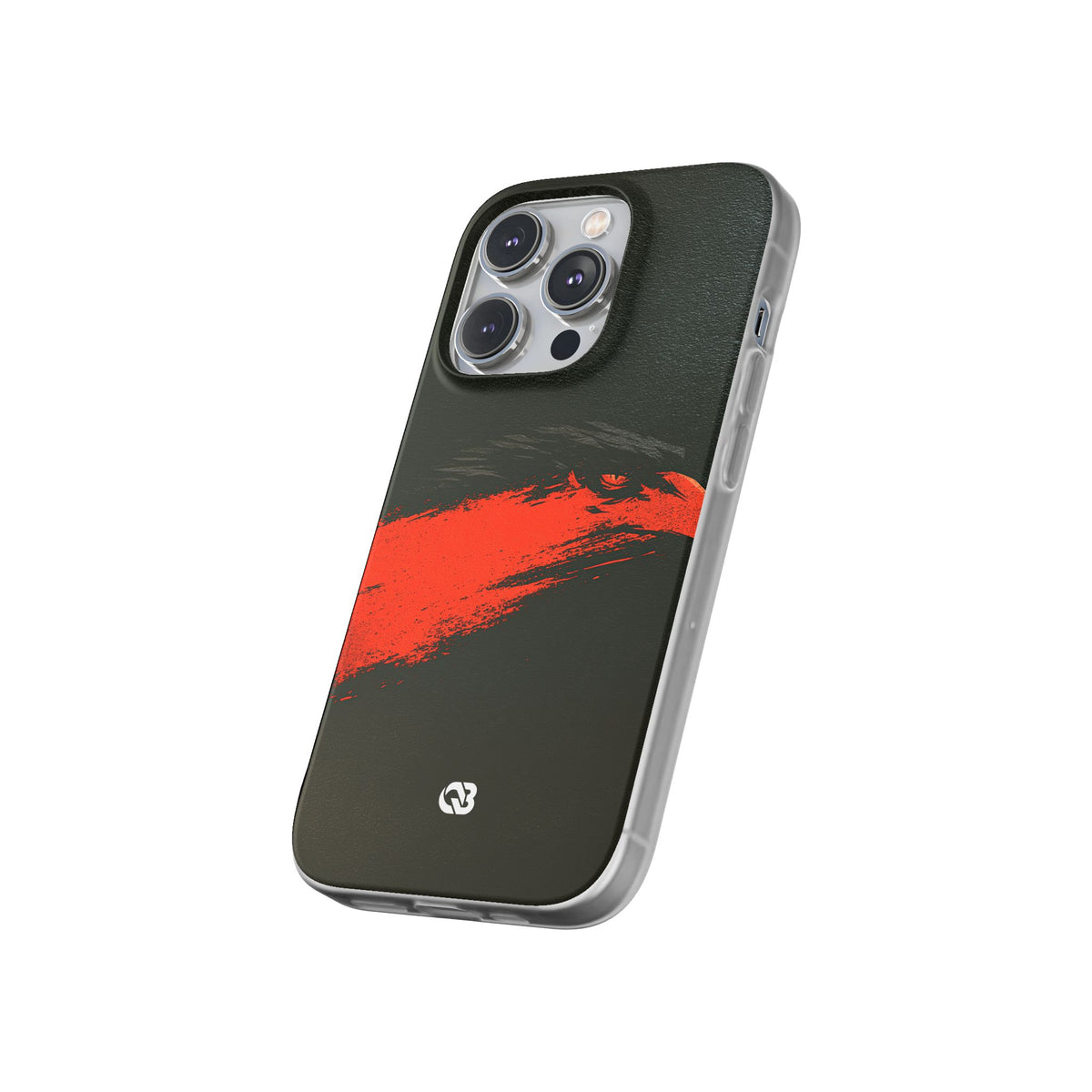 Crimson Raptor Noir · Lite Phone Case for iPhone · Black