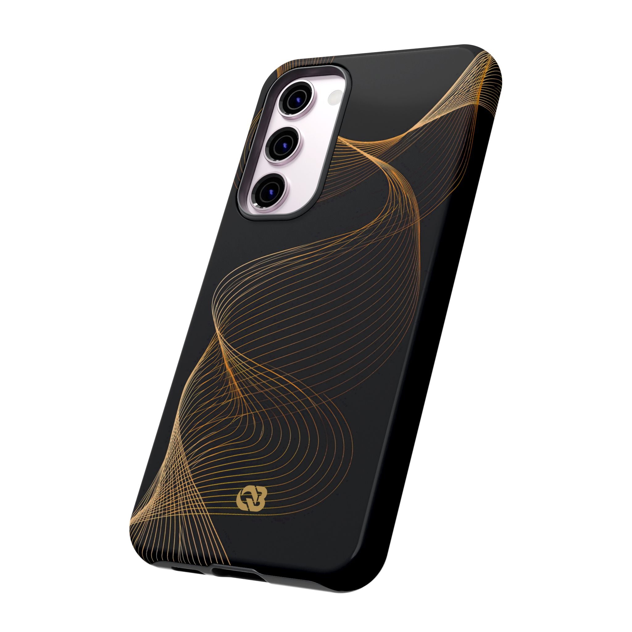 Gold Tough Phone Case for Samsung - Burnished Bronze Helix