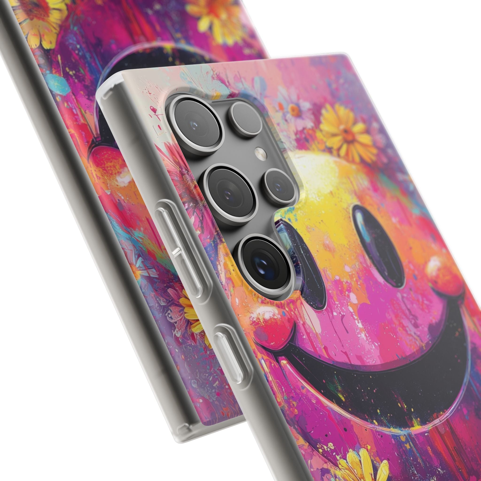 Smiley Bloom Samsung S24 Ultra Case - Soft