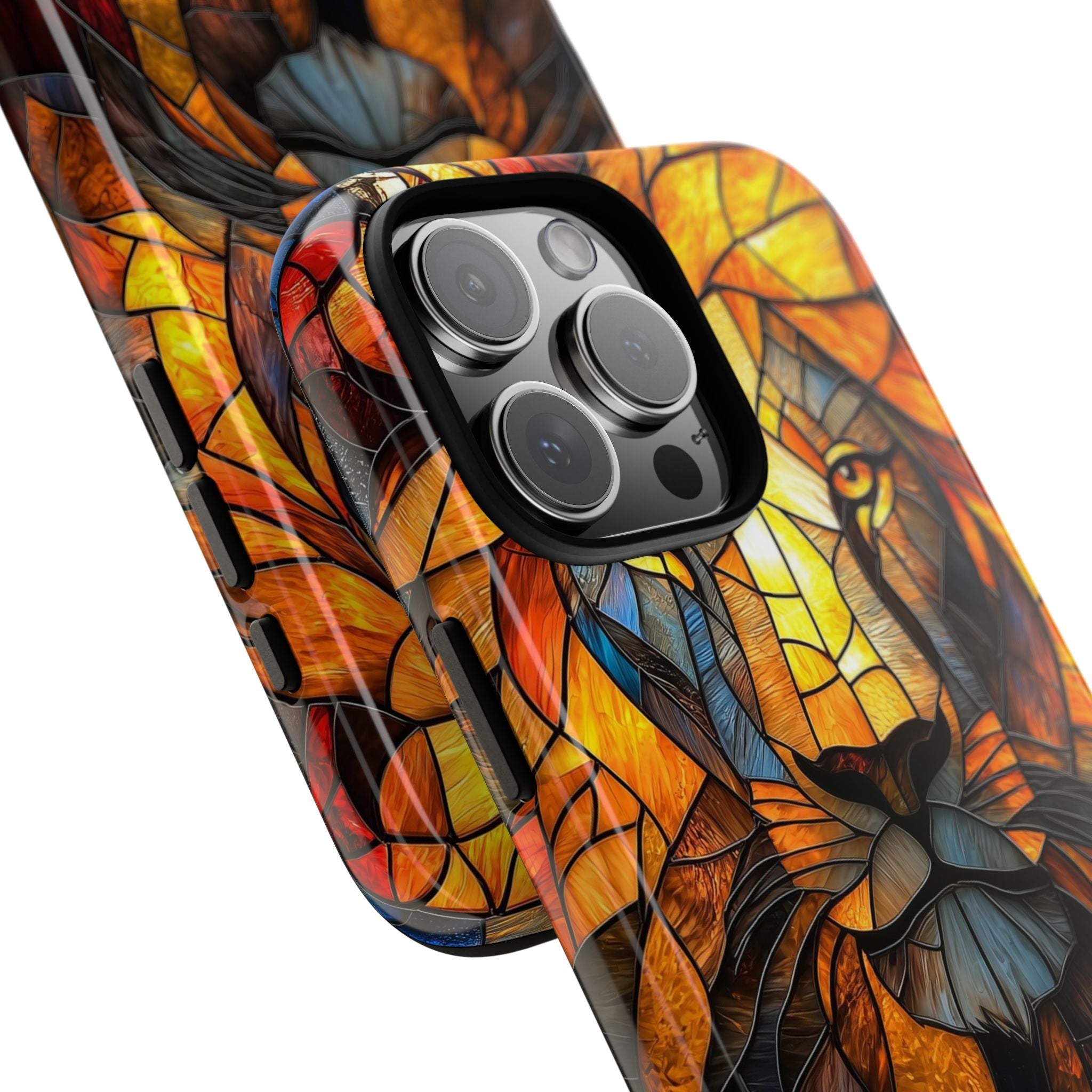 Amber Glass Lion · Tough Phone Case for iPhone