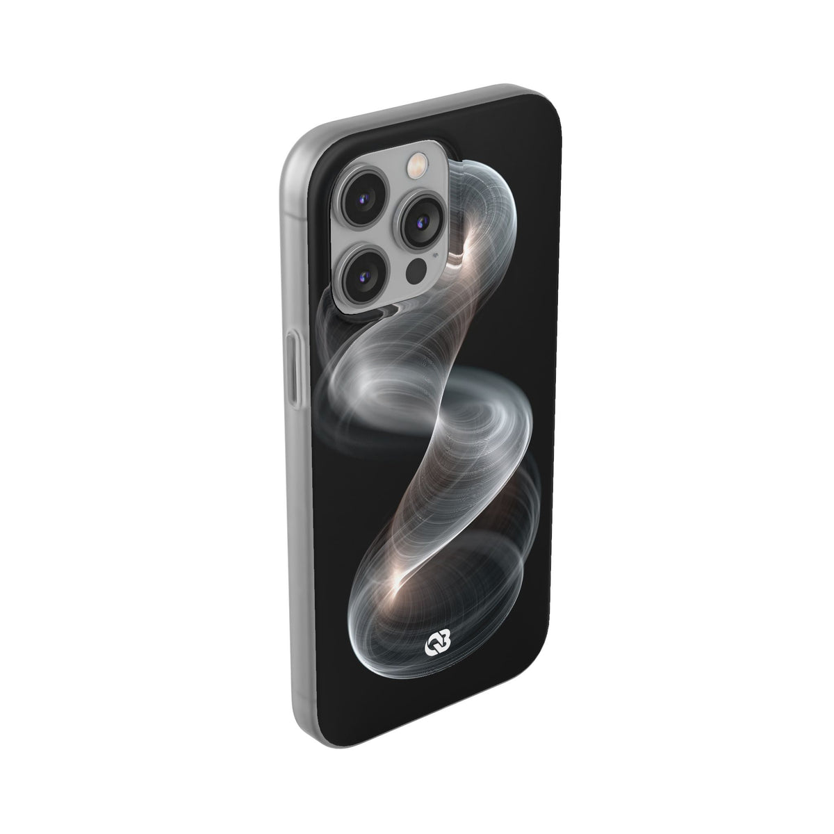 Luminous Vortex · Lite Phone Case for iPhone · Black