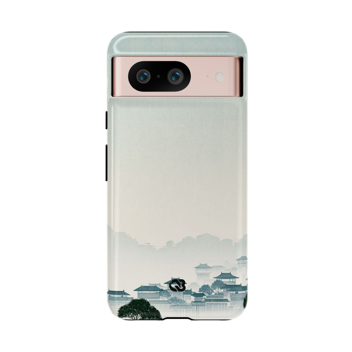 Blue Tough Phone Case for Google Pixel - Mist Valley Pagoda