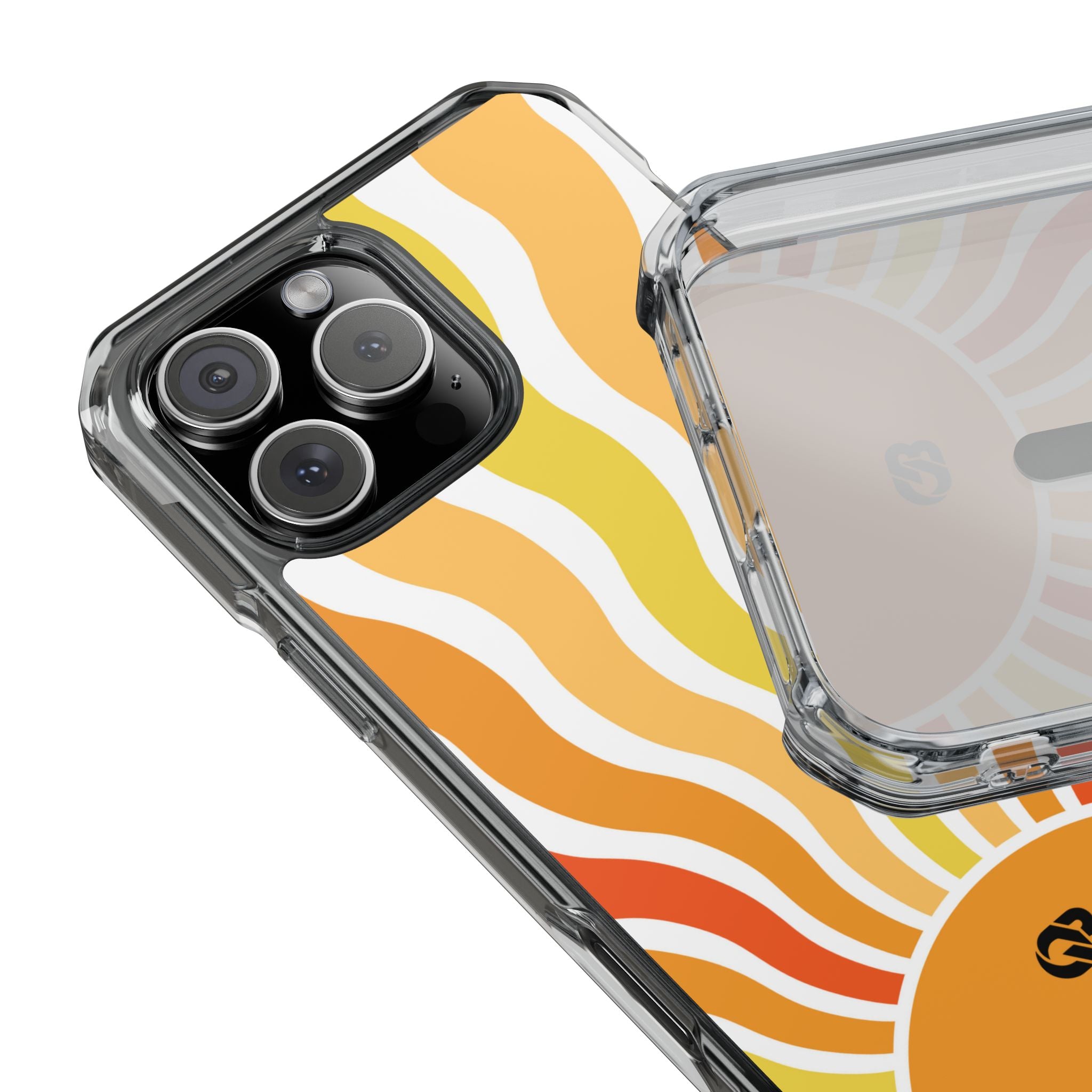 Amber Solar Waves · Impact Phone Case for iPhone · Magsafe