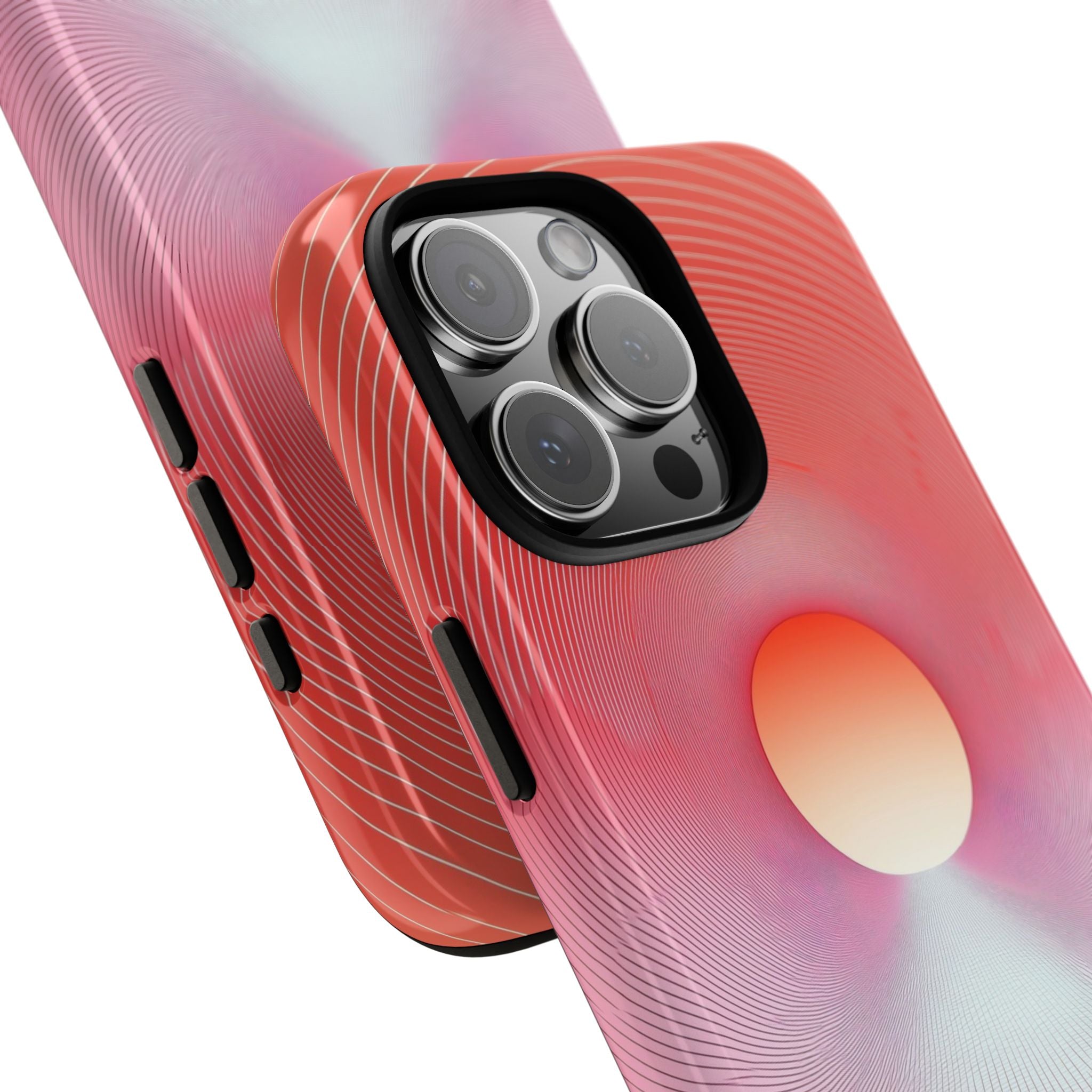 Orange Portal iPhone 16 Pro Max Case - Tough