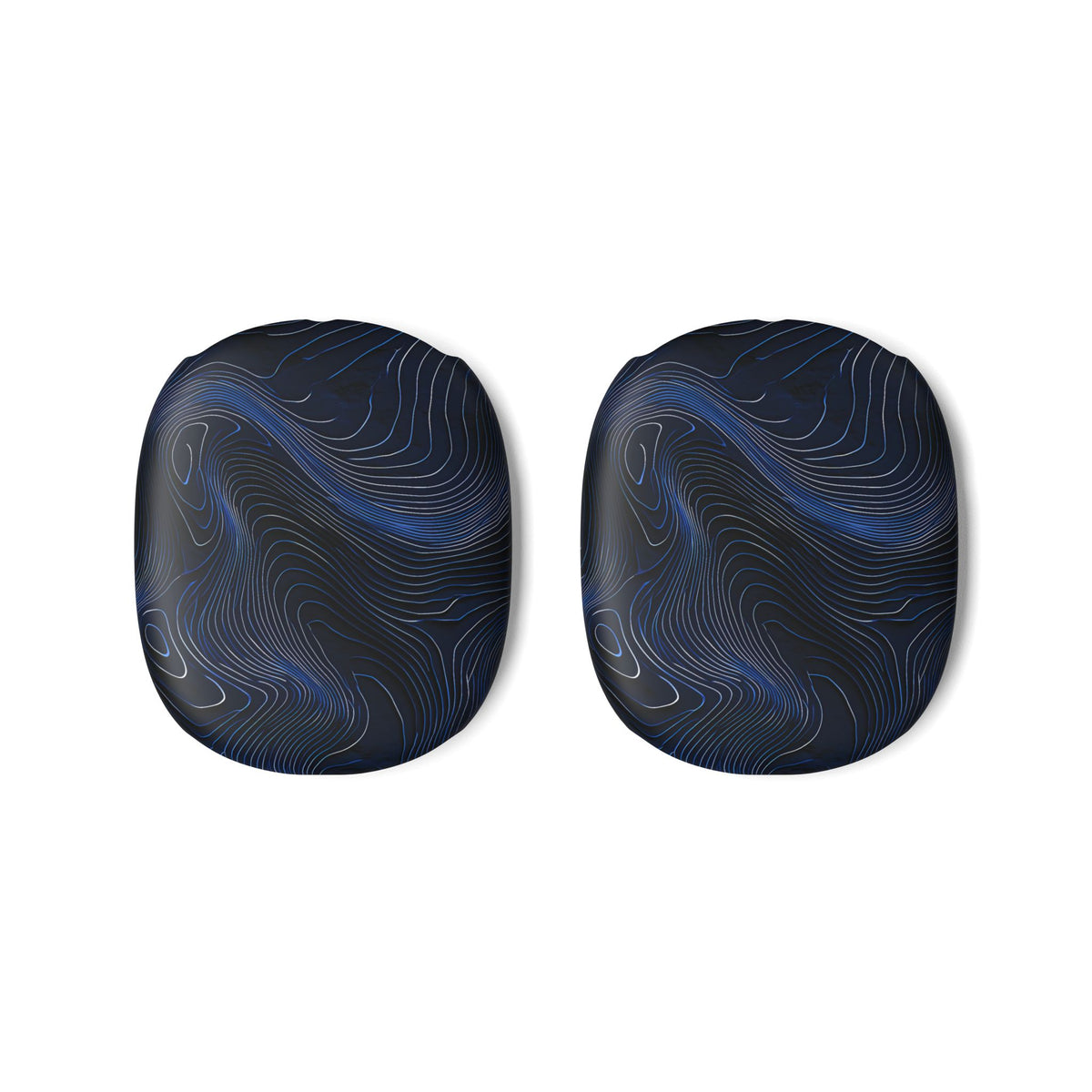Midnight Topography · Hard Case for AirPods Max · Blue