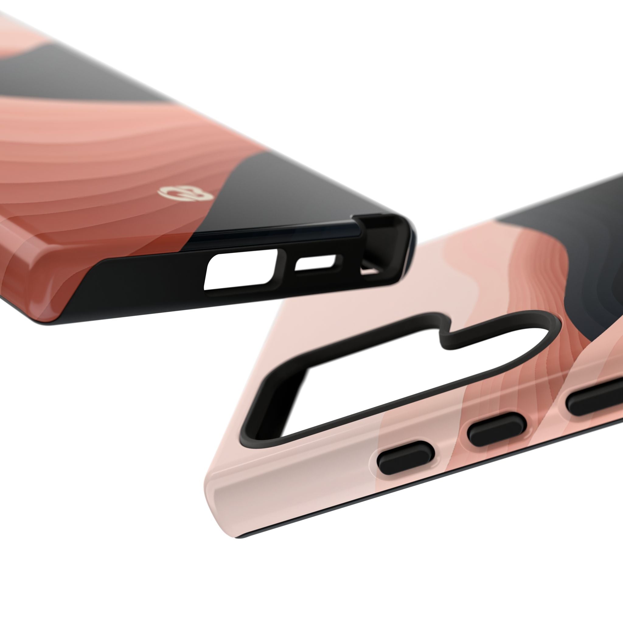Pink Tough Phone Case for Samsung - Dune Shadow Layers