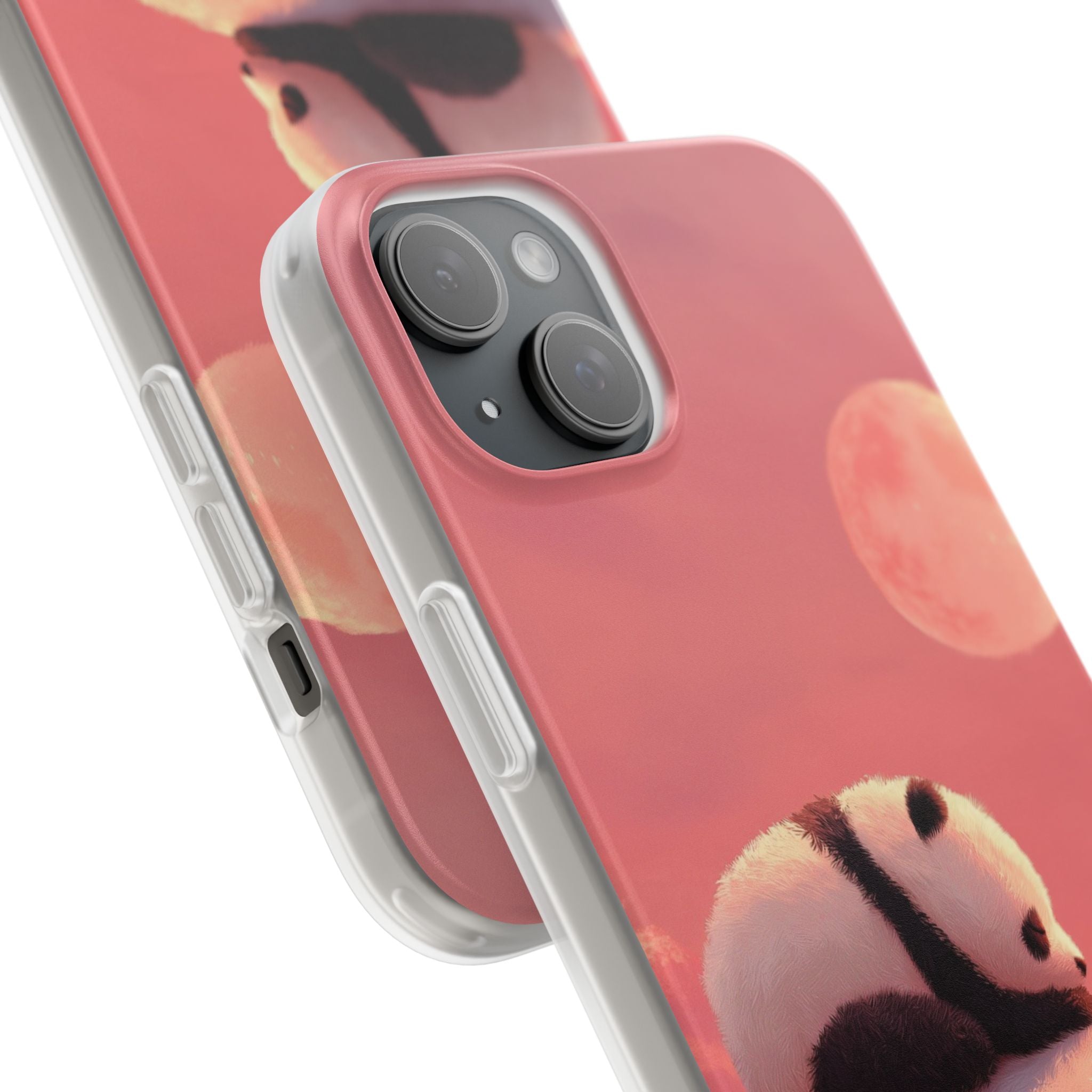 Panda Moonbeam iPhone 15 Plus Case - Soft