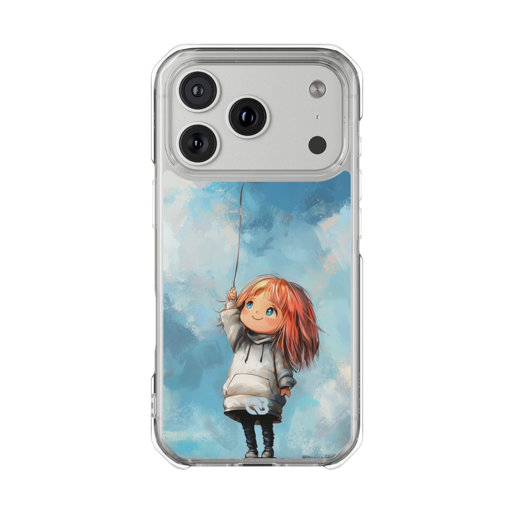 Crimson Heart Sky · Impact Phone Case for iPhone · Magsafe