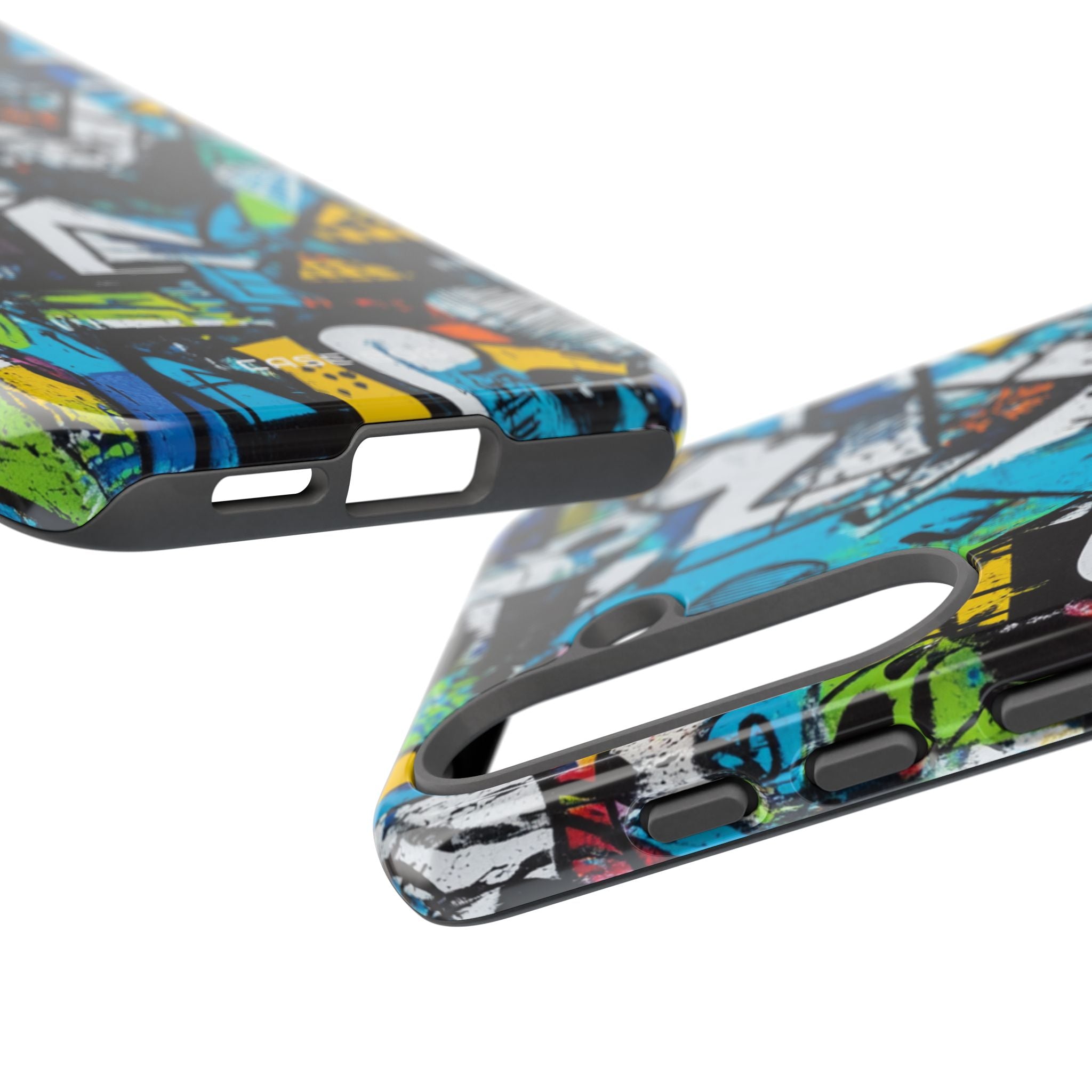 White Ripple Drift Samsung S25 Skal - Tough