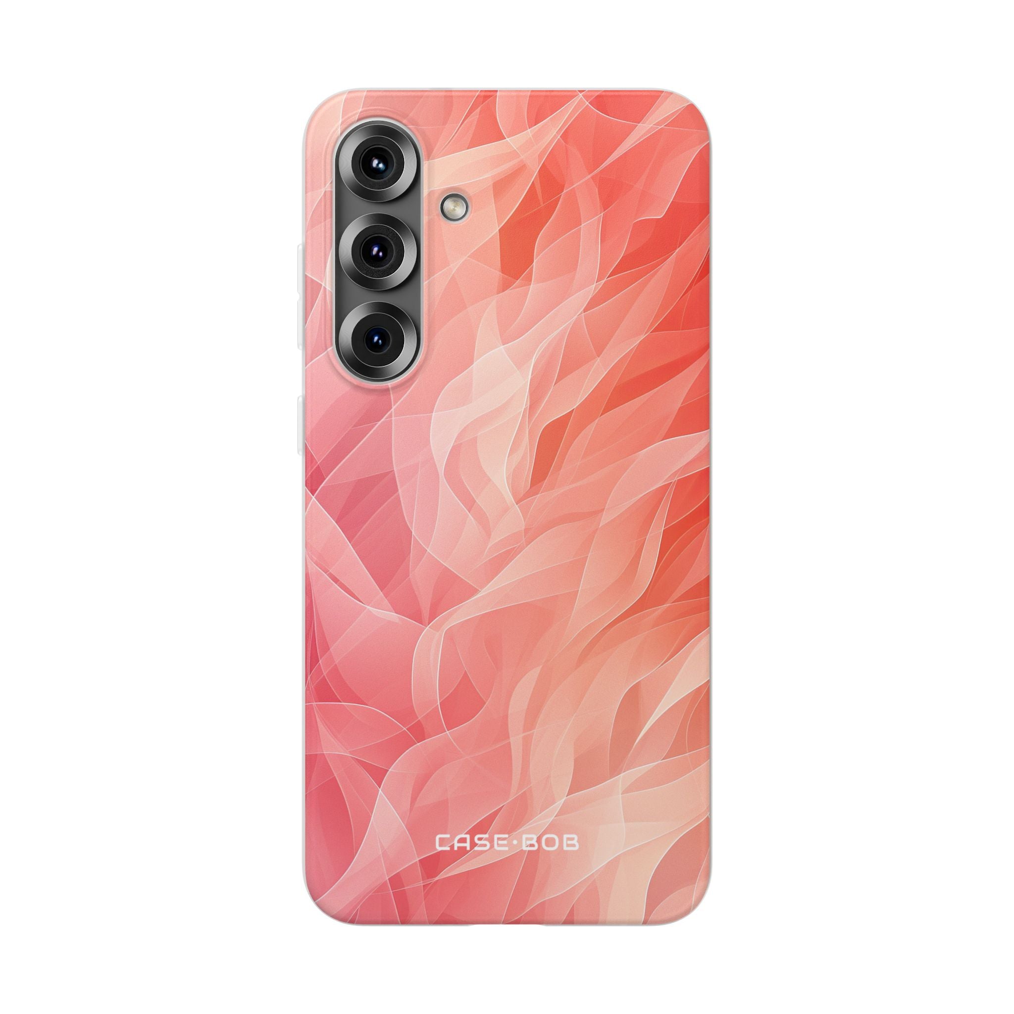 Coral Cascade Samsung S25 Plus Case - Soft