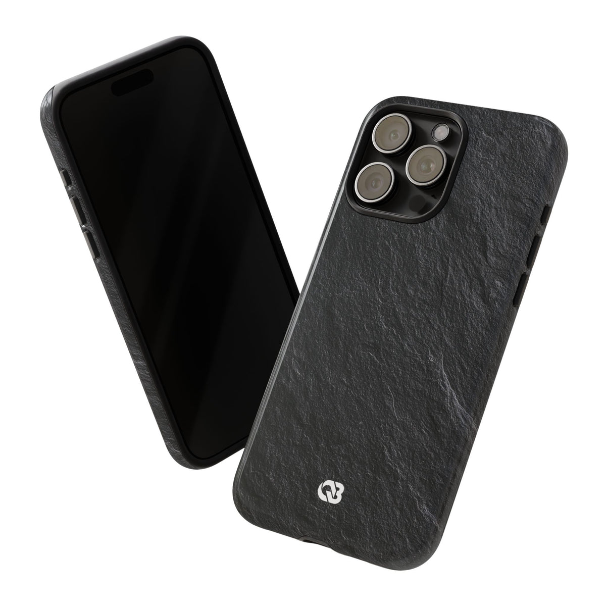 Obsidian Slate · Tough Phone Case for iPhone · Black