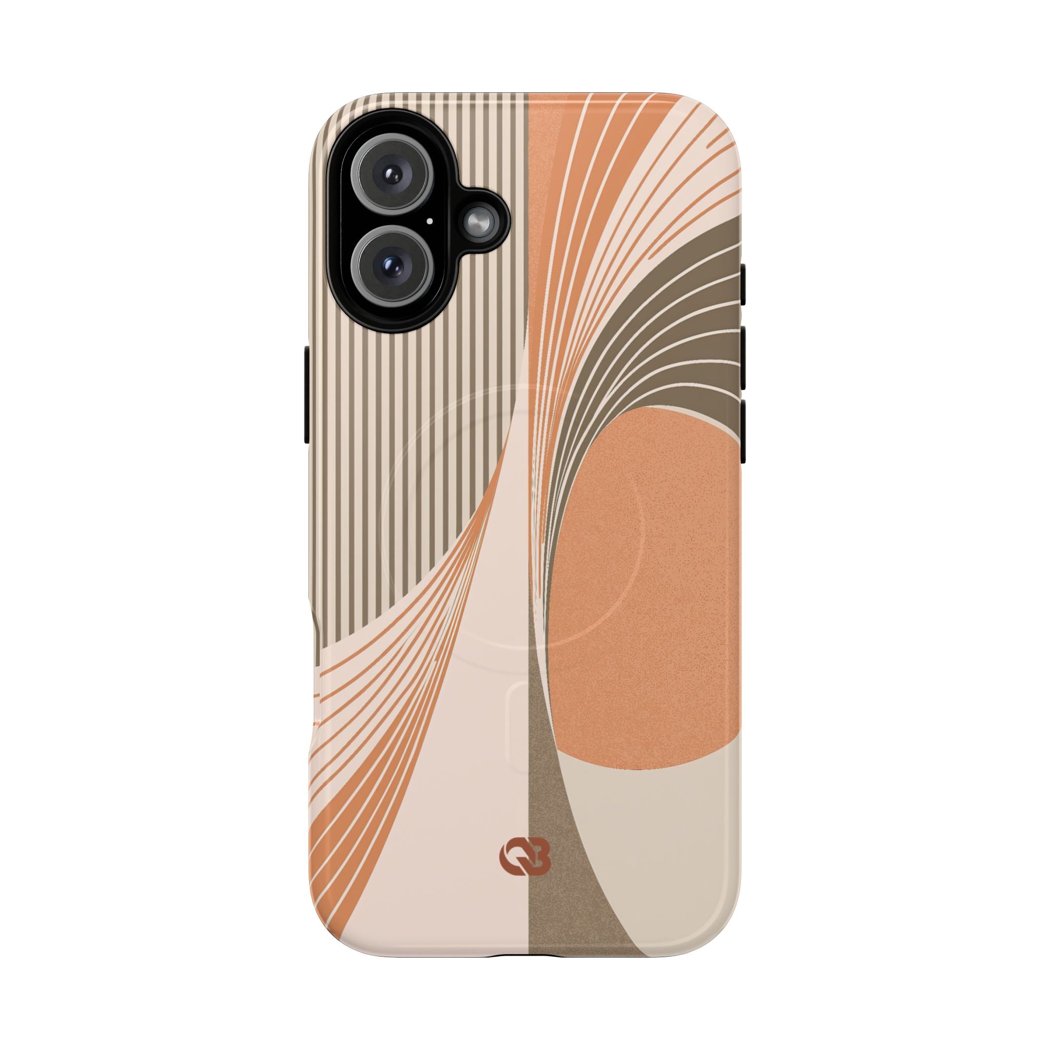Orange Tough 2.0 Magsafe Phone Case for iPhone - Desert Arc Horizon