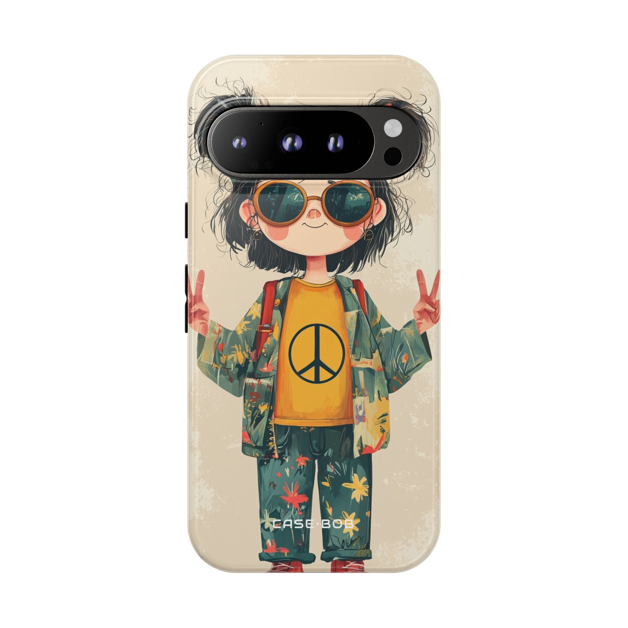 Peace Zöpfe Google Pixel 9 Pro Case - Tough
