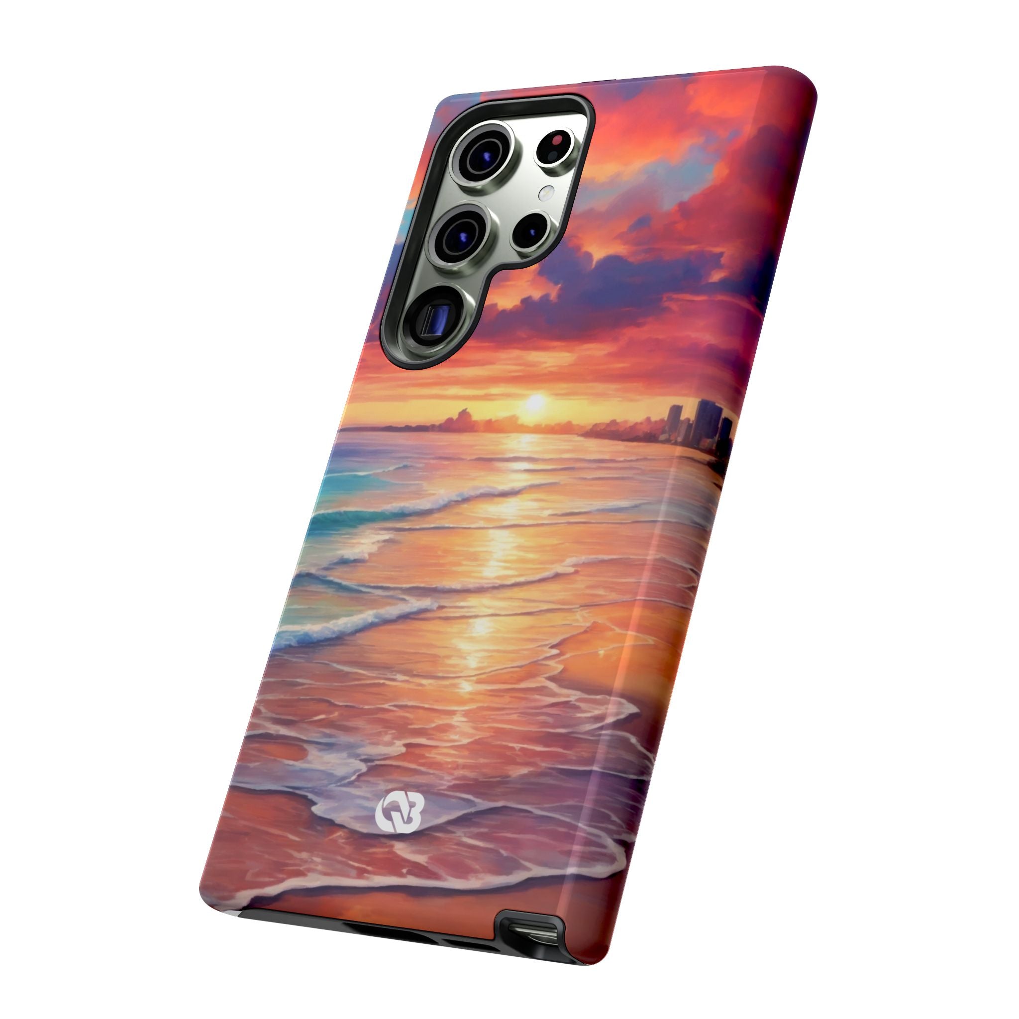 Crimson Shore Horizon · Tough Phone Case for Samsung