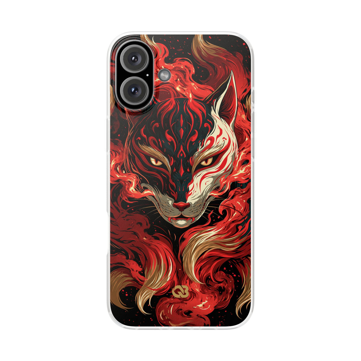 Crimson Kitsune Spirit · Lite Phone Case for iPhone · Red