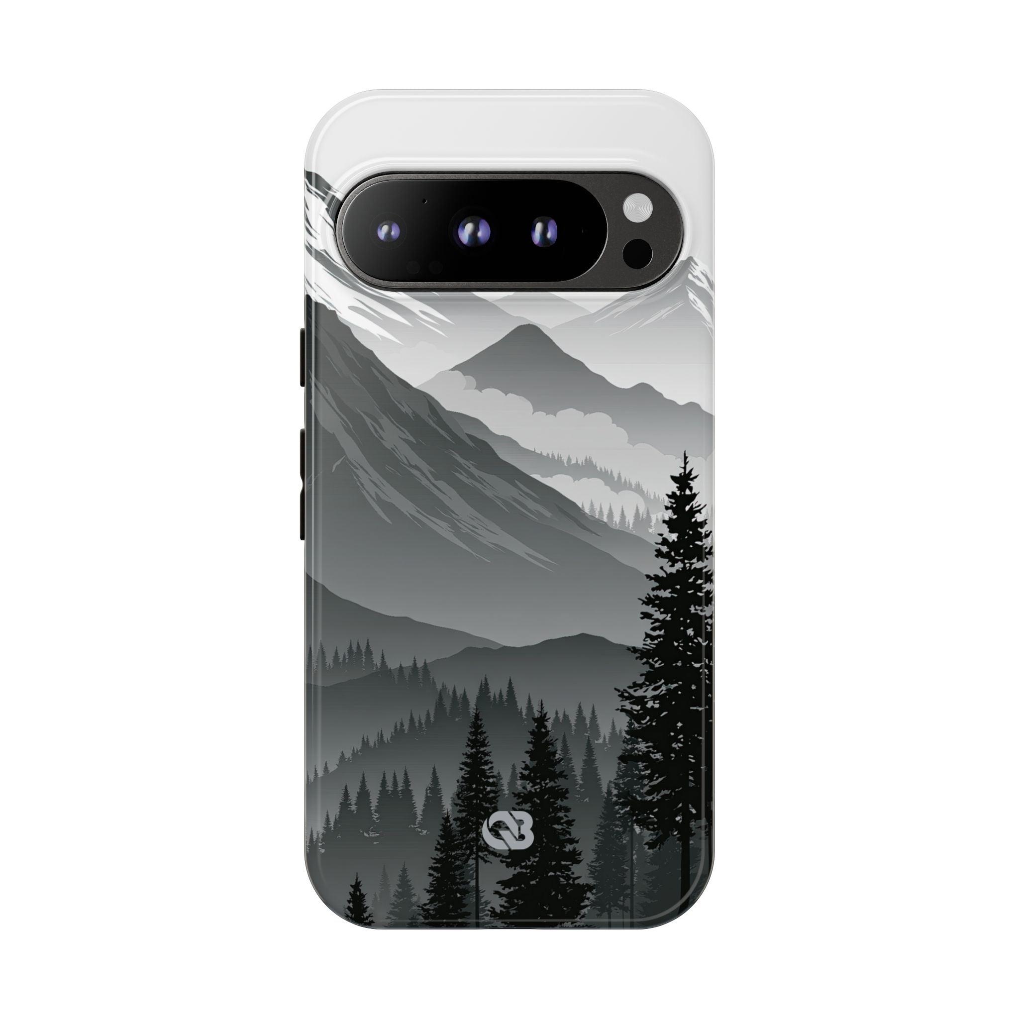 Grey Tough Phone Case for Google Pixel - Granite Ridge Mist
