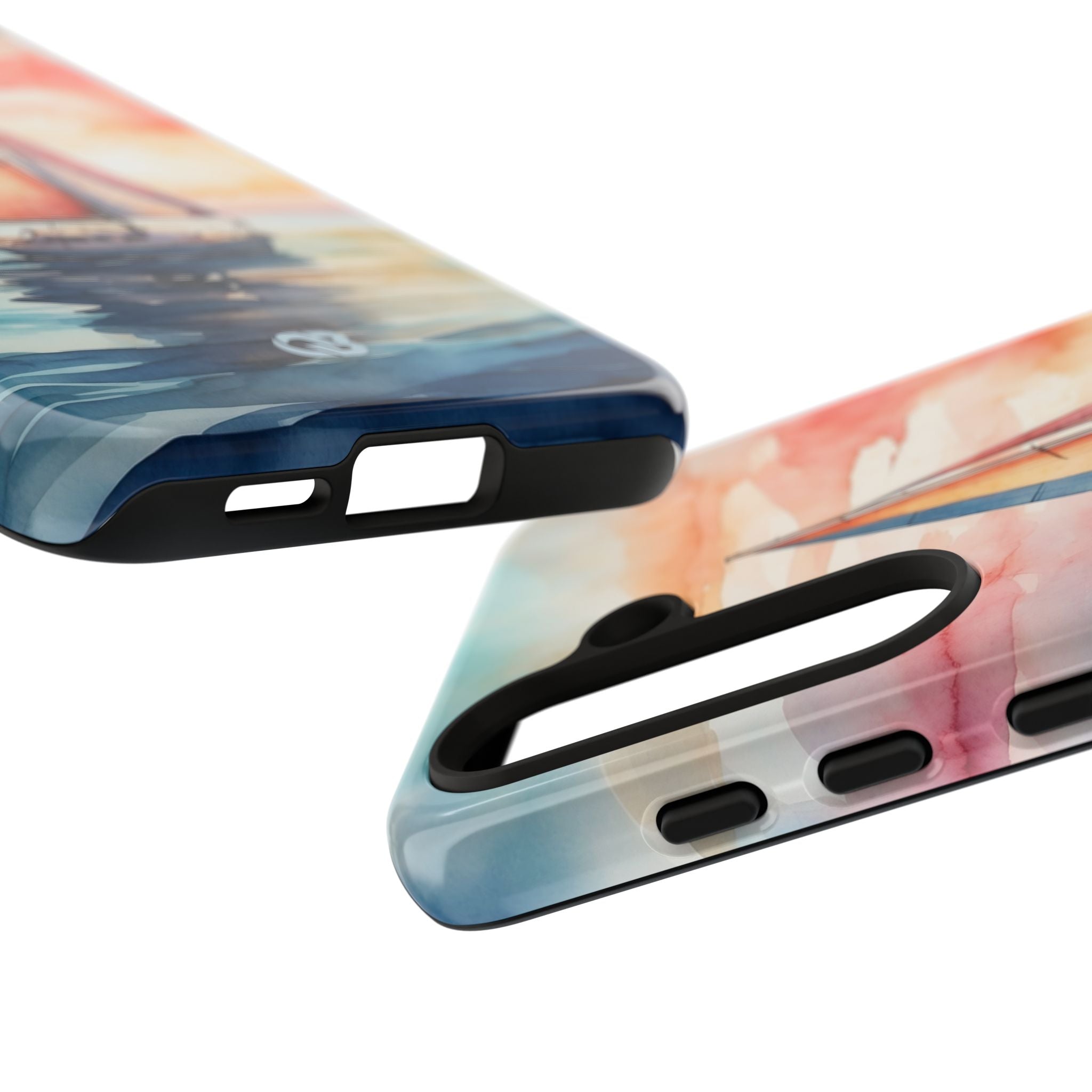 Crimson Horizon Sail · Tough Phone Case for Samsung