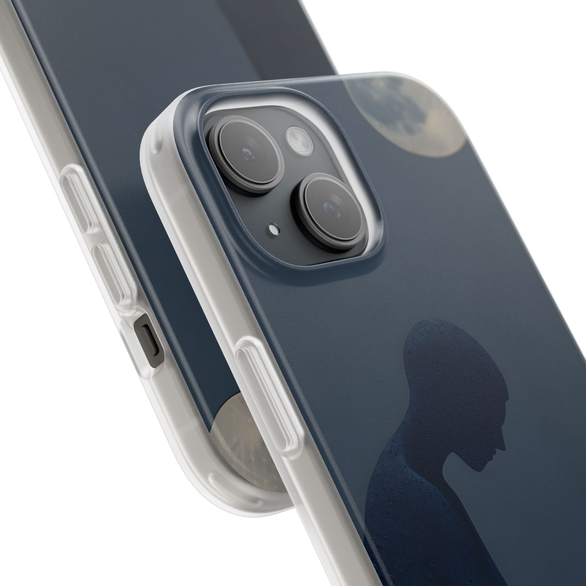 Moonlit Contemplation iPhone 15 Case - Soft