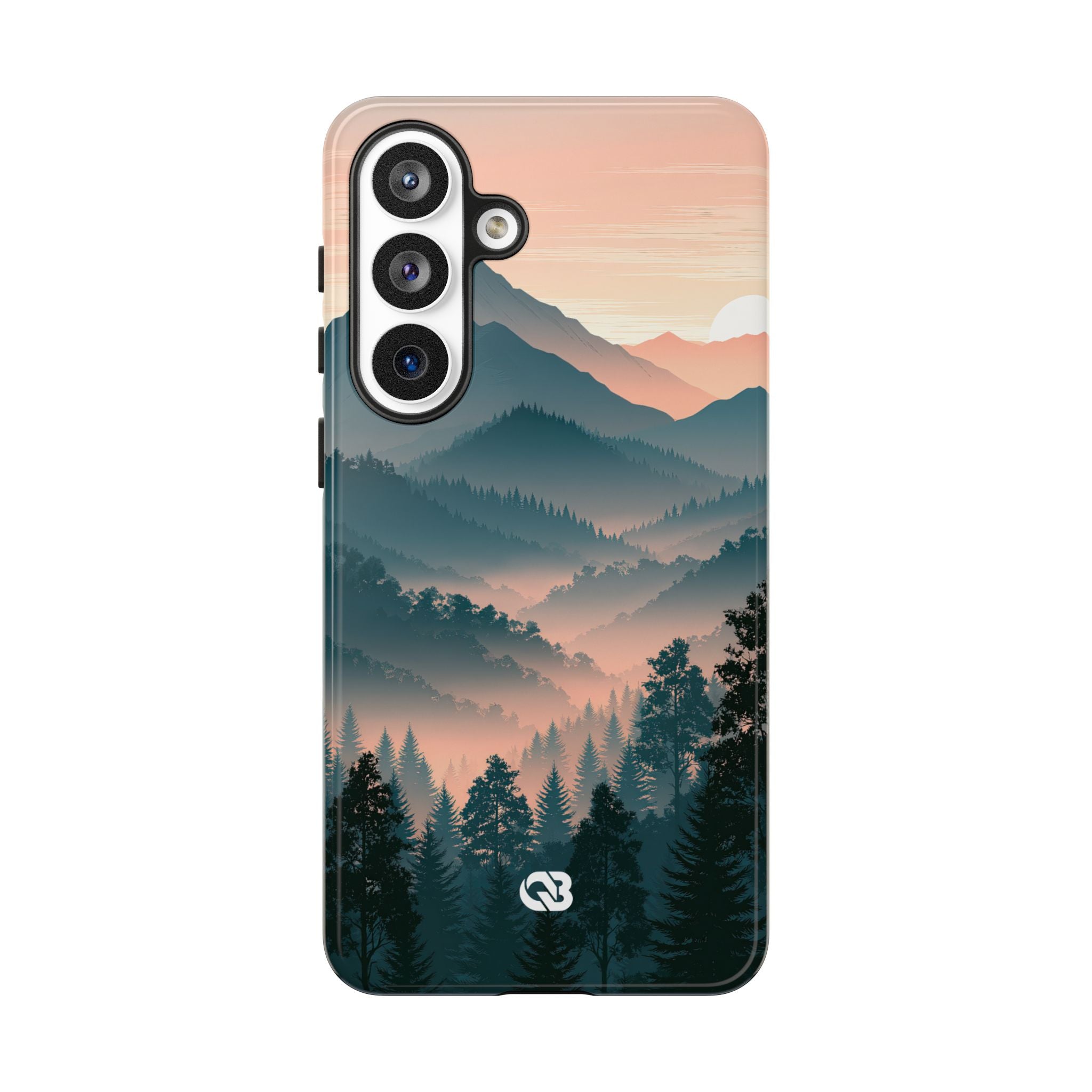 Teal Tough Phone Case for Samsung - Alpine Teal Horizon