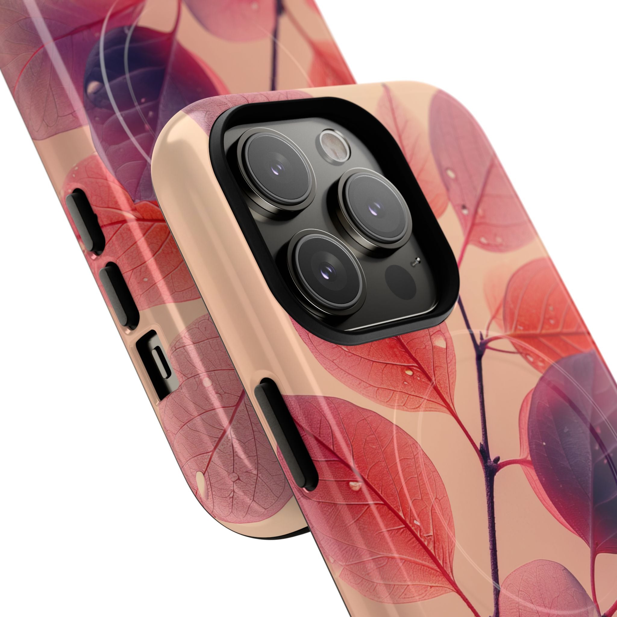 Dewy Magenta Foliage · Tough+ Phone Case for iPhone · Magsafe