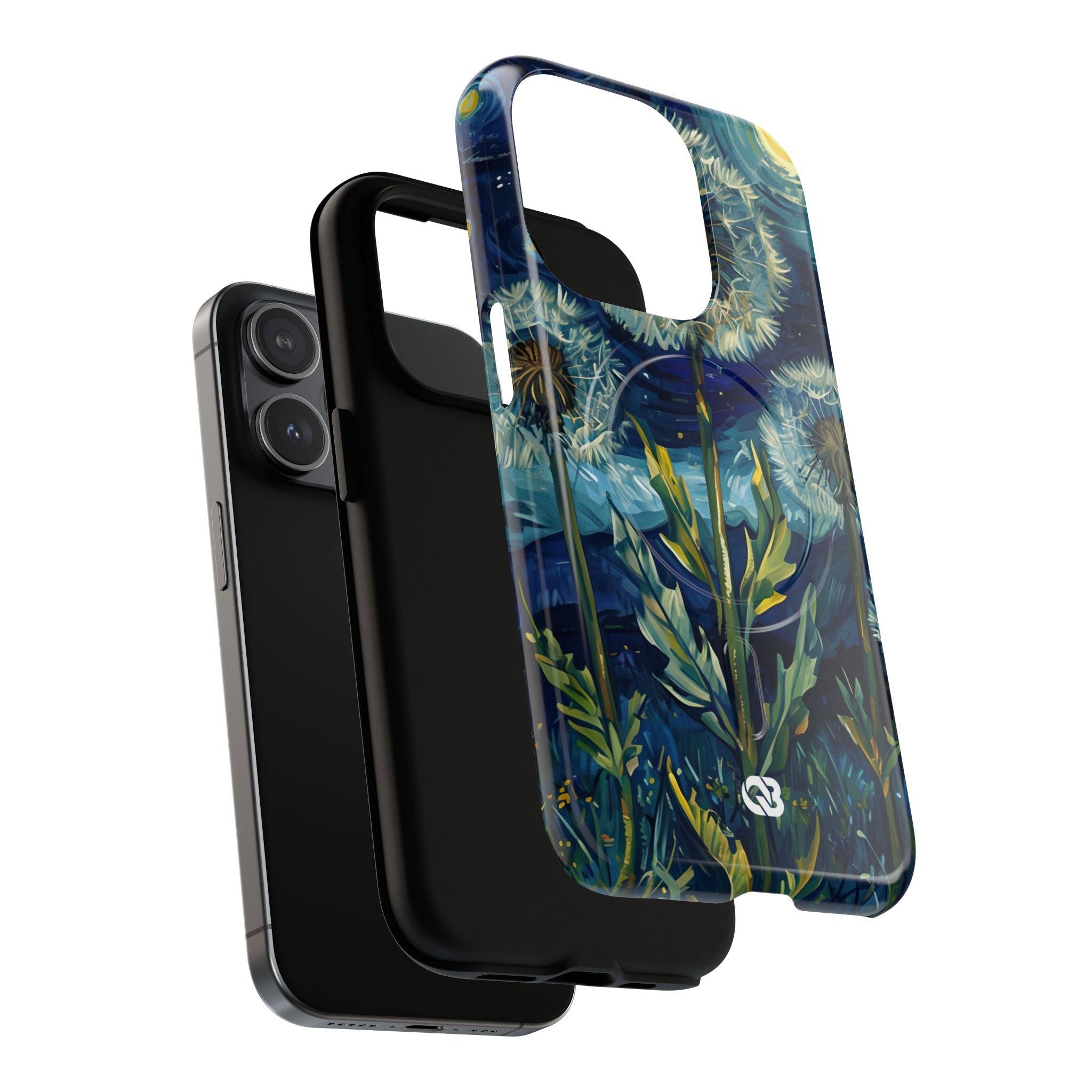 Starry Dandelion Swirl · Tough+ Coque de téléphone pour iPhone · Magsafe