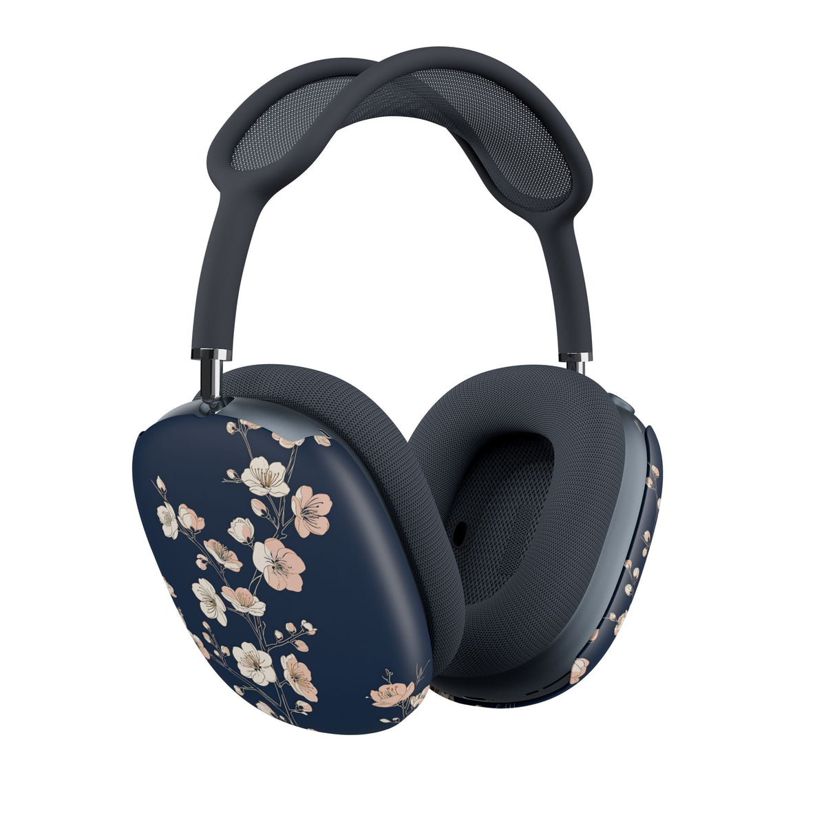 Midnight Plum Blossom · Hard Case for AirPods Max · Blue