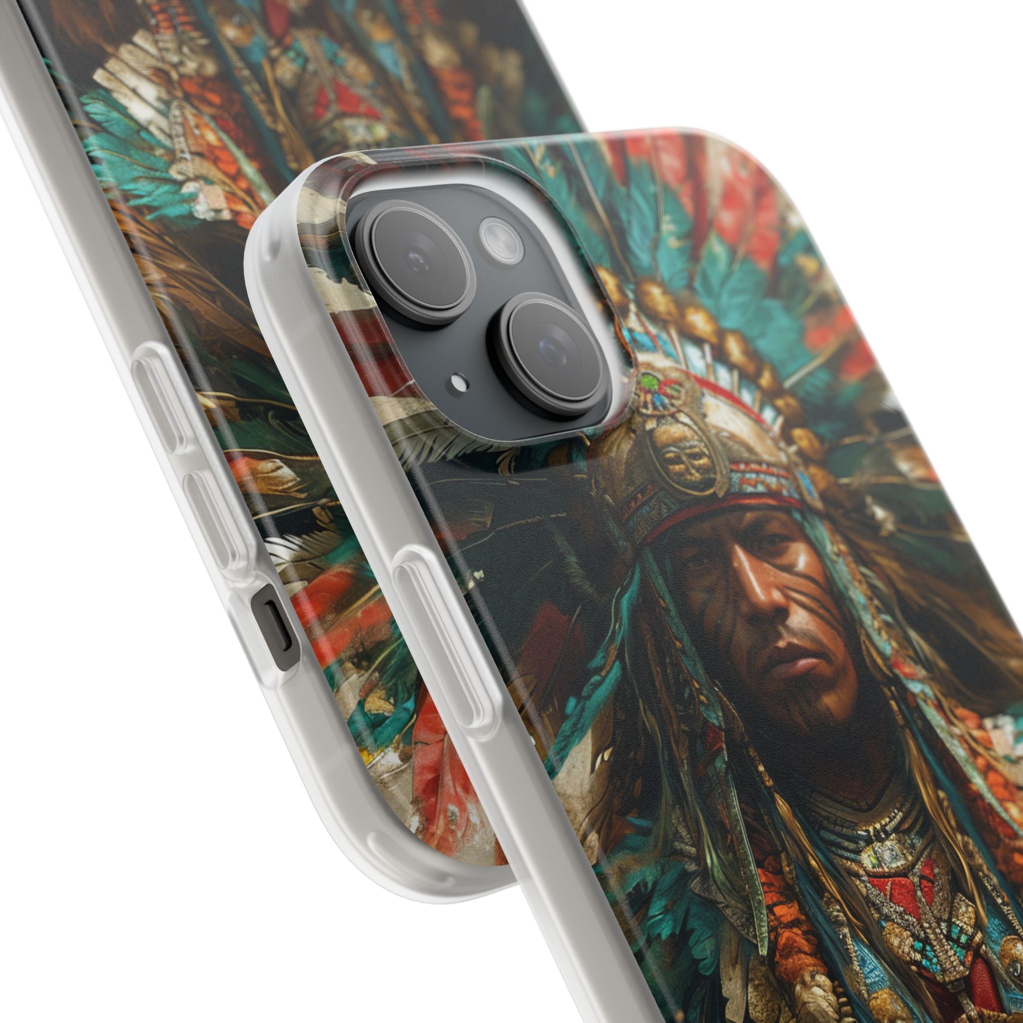 Fjeret Majestæt iPhone 15 Plus Cover - Blød