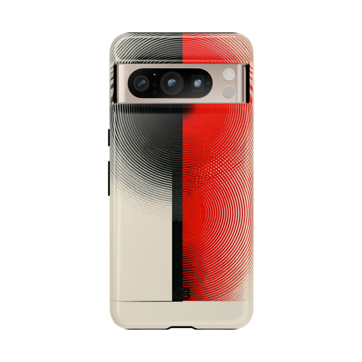 Red Tough Phone Case for Google Pixel - Split Signal Red