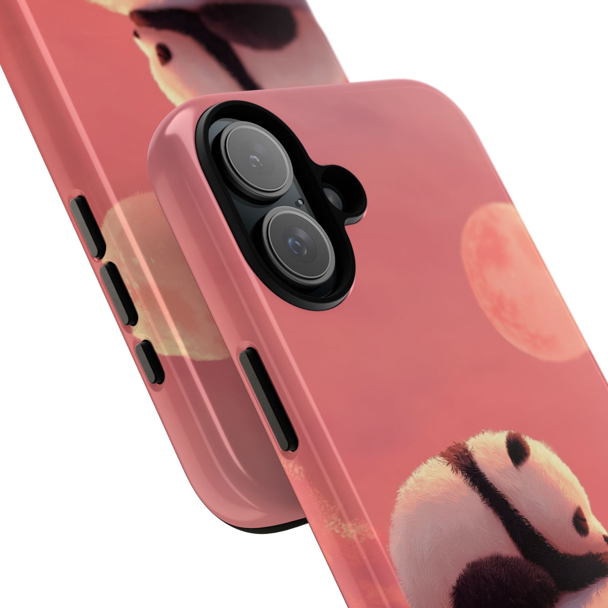 Rose Moon Panda · Tough Coque de téléphone pour iPhone