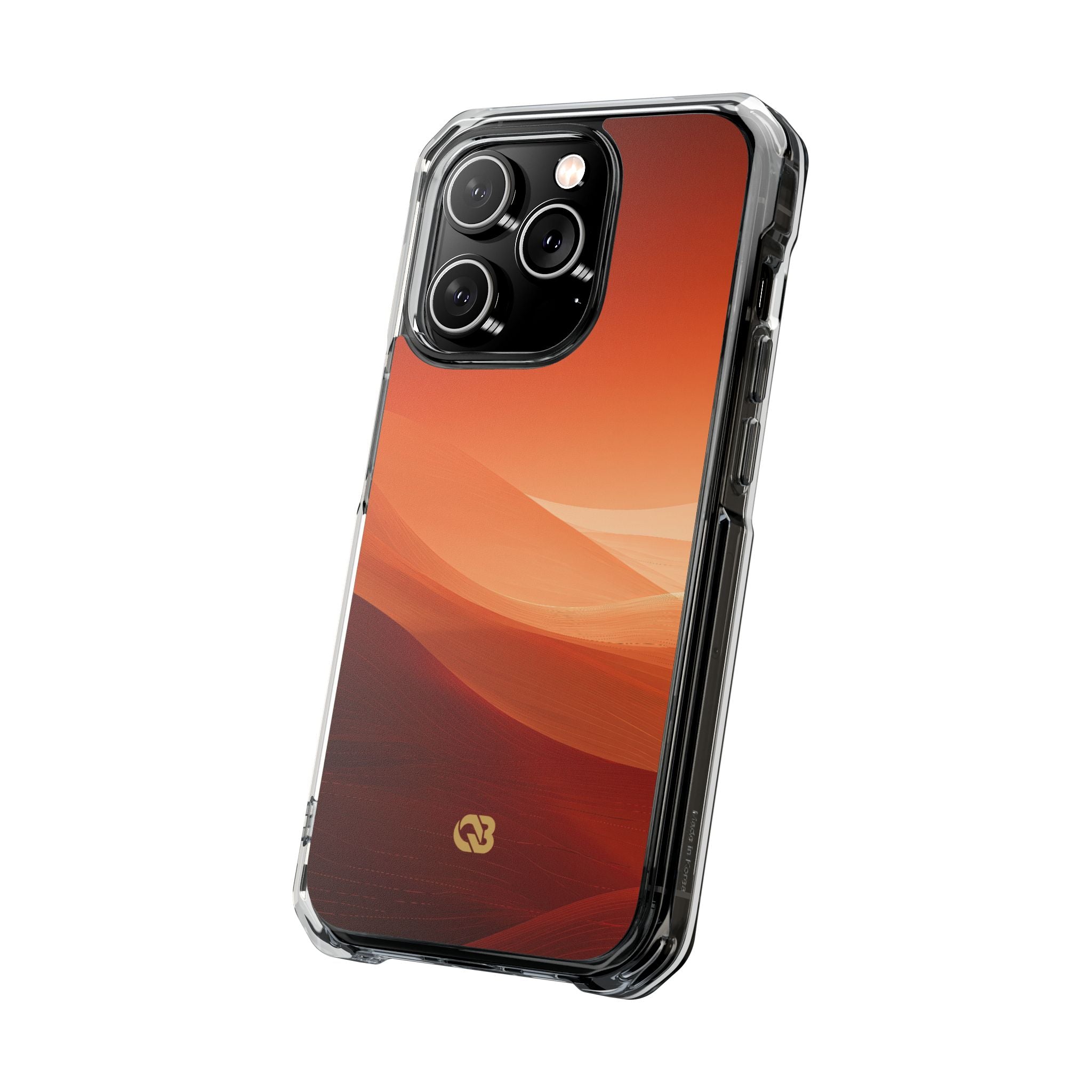 Orange Impact MagSafe Phone Case for iPhone - Crimson Dune Gradient