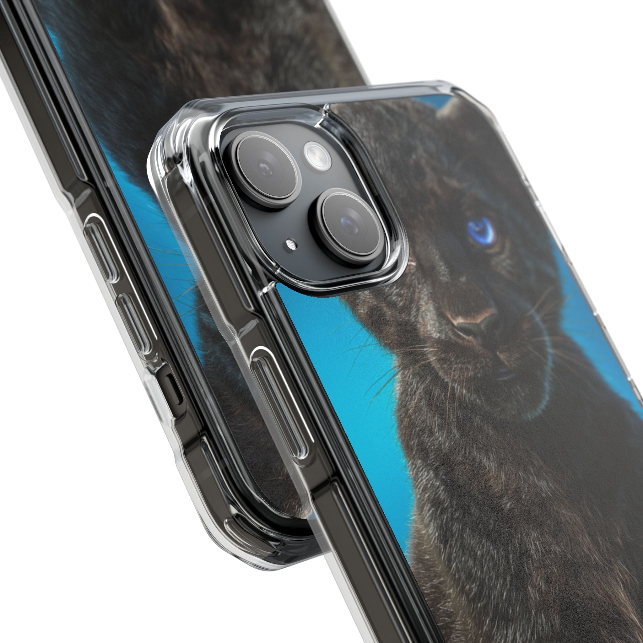 Sapphire Gaze Panther · Impact Phone Cover for iPhone · Magsafe