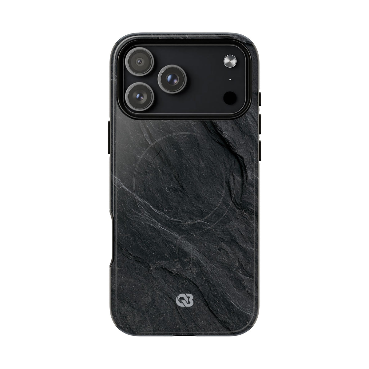Black Tough 2.0 Magsafe Phone Case for iPhone - Midnight Slate Ridge