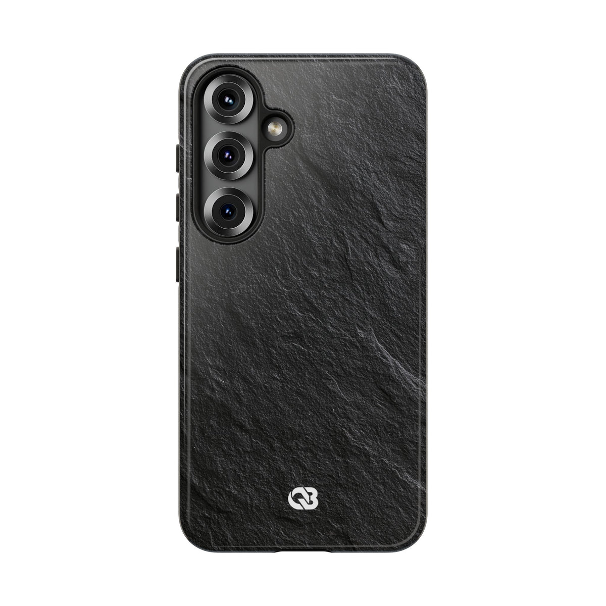 Black Tough Phone Case for Samsung - Raw Obsidian Slate